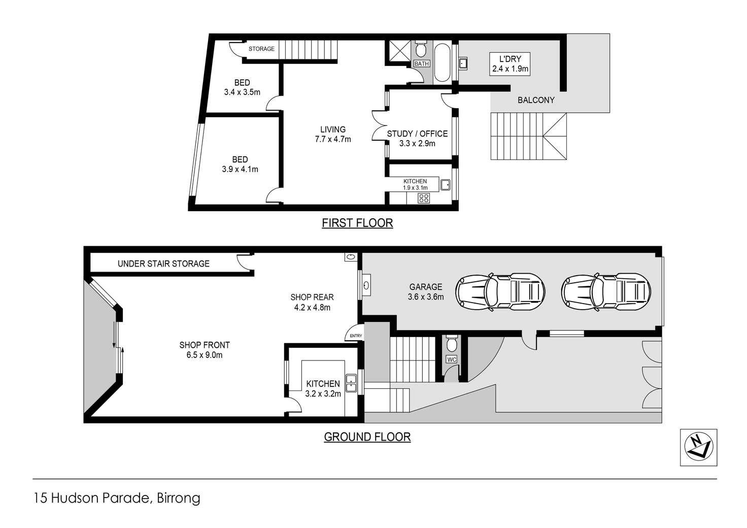 Floorplan of Homely house listing, 15 Hudson Parade, Birrong NSW 2143