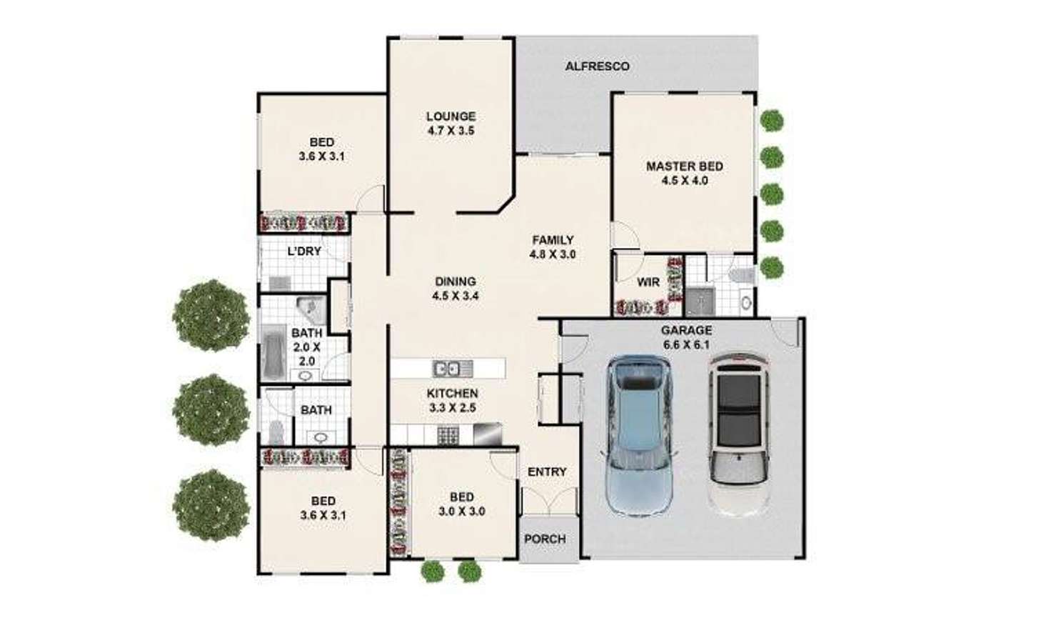 Floorplan of Homely house listing, 56 Lakes Entrance Drive, Springfield Lakes QLD 4300