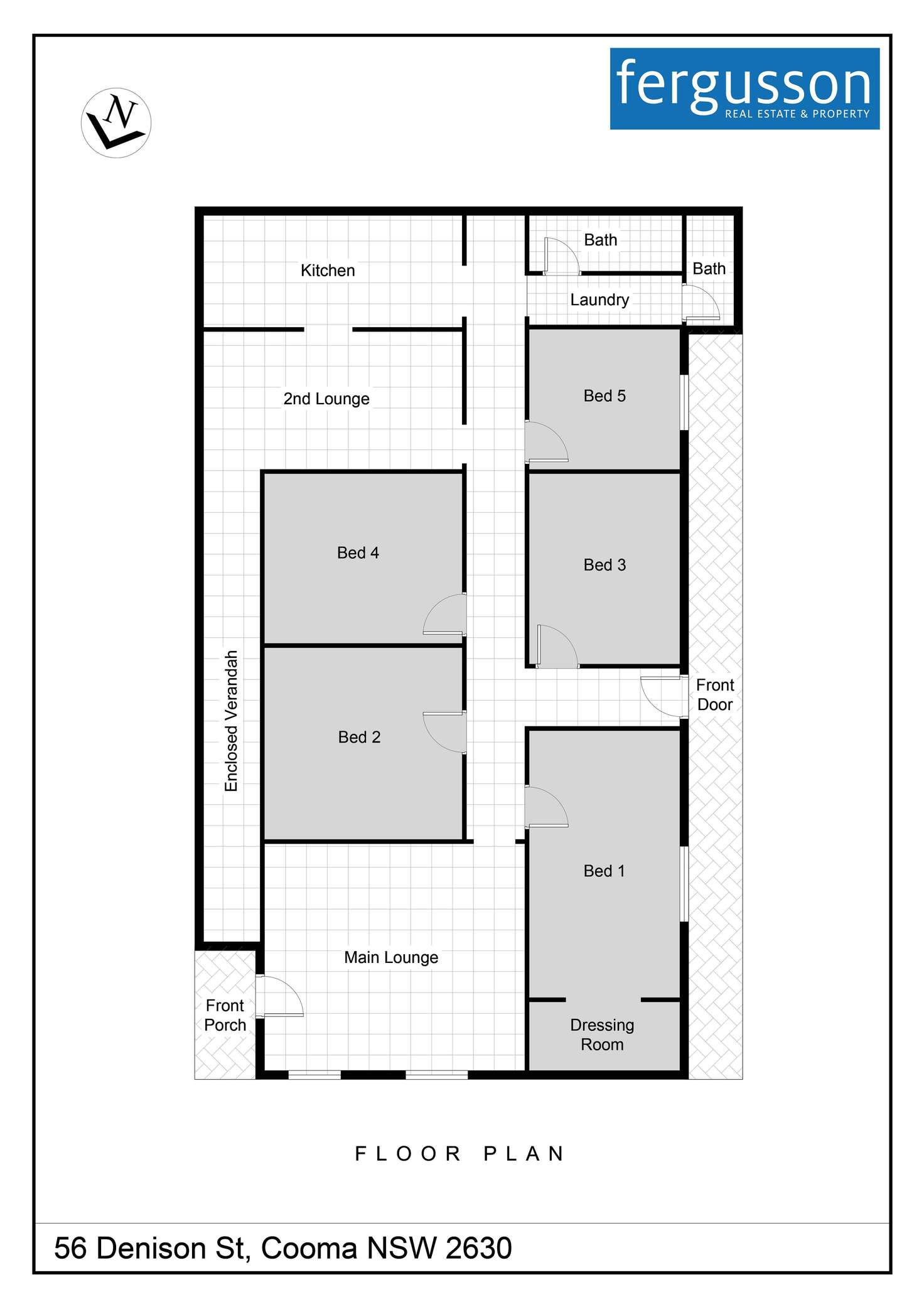 Floorplan of Homely house listing, 56 Denison Street, Cooma NSW 2630