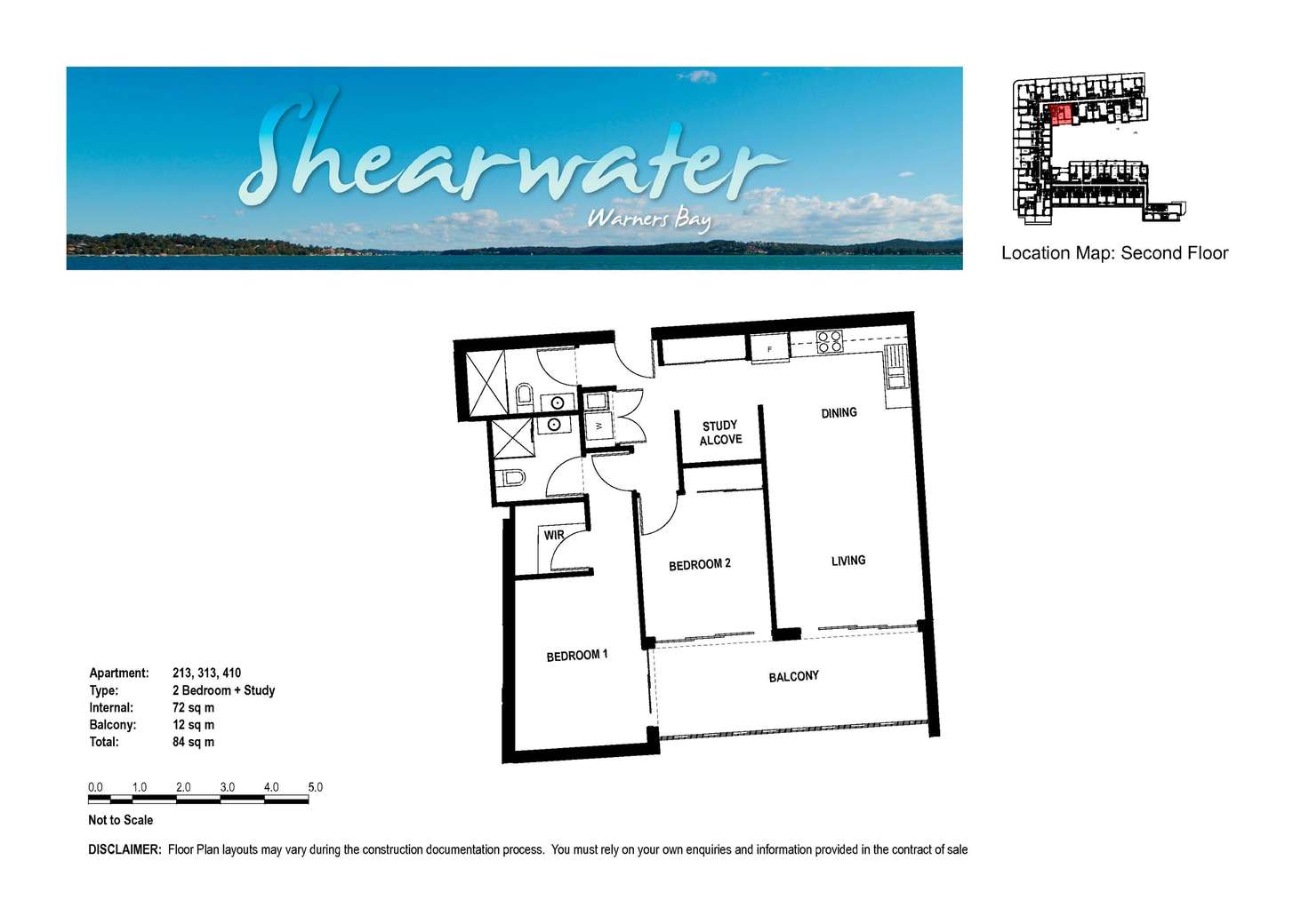 Floorplan of Homely apartment listing, 410/2-4 Howard Street, Warners Bay NSW 2282