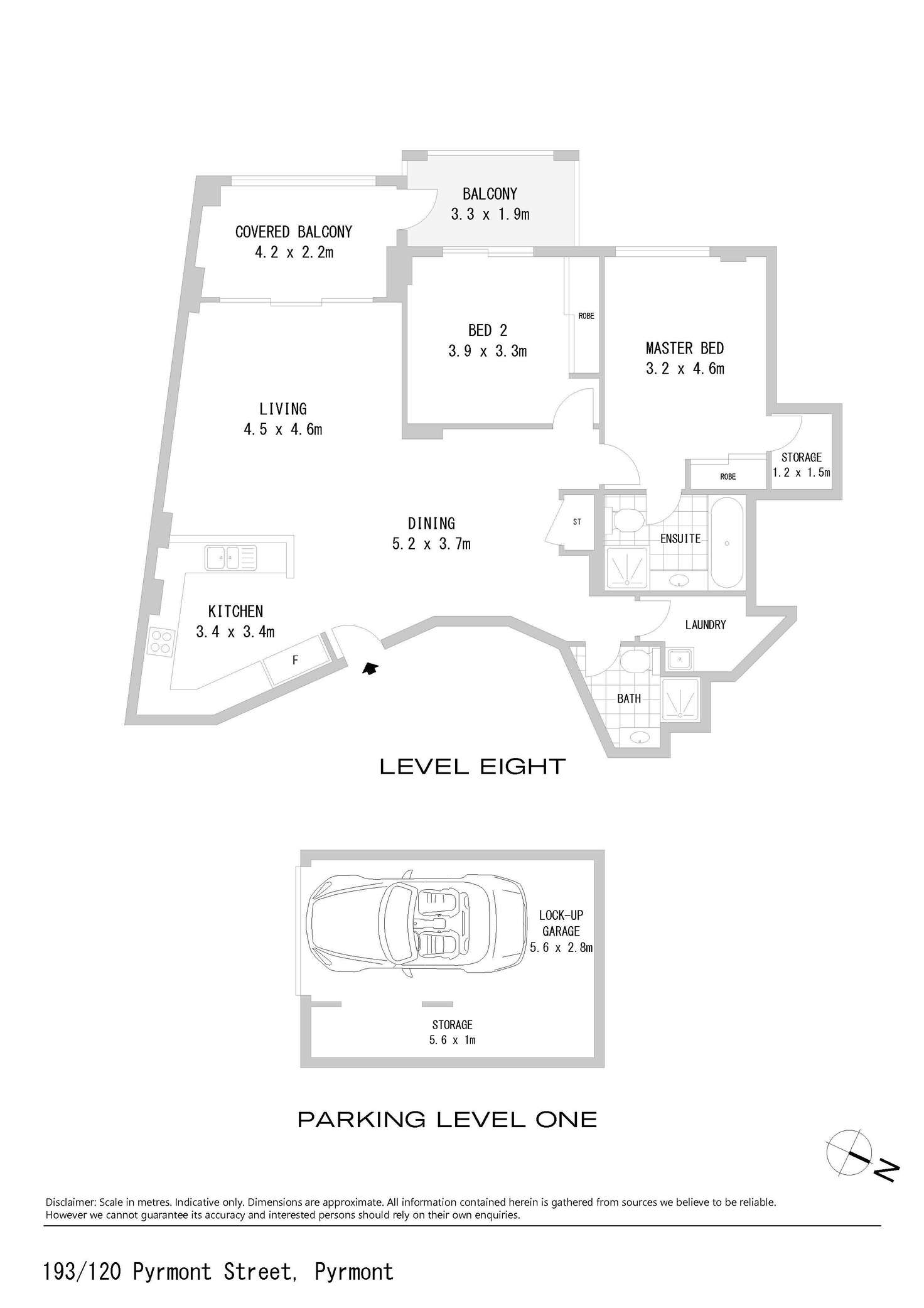 Floorplan of Homely apartment listing, 193/120 Pyrmont Street, Pyrmont NSW 2009