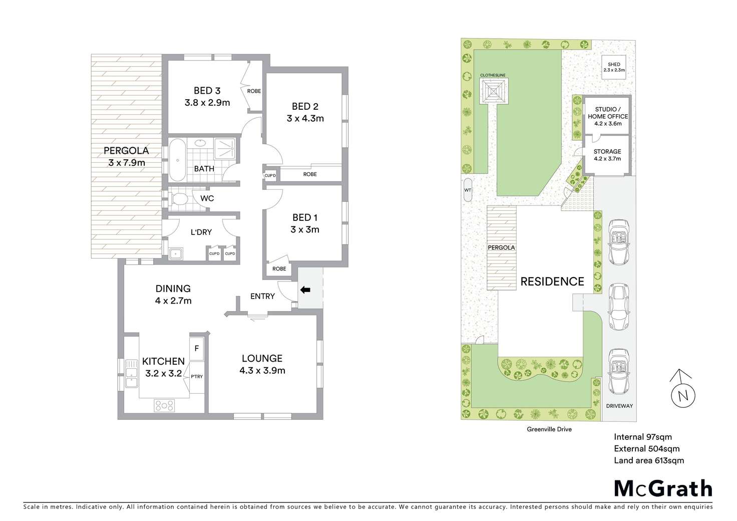 Floorplan of Homely house listing, 48 Greenville Drive, Grovedale VIC 3216