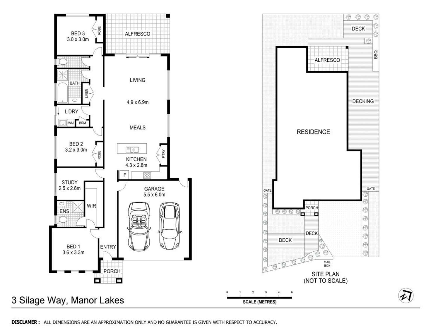 Floorplan of Homely house listing, 3 Silage Way, Wyndham Vale VIC 3024