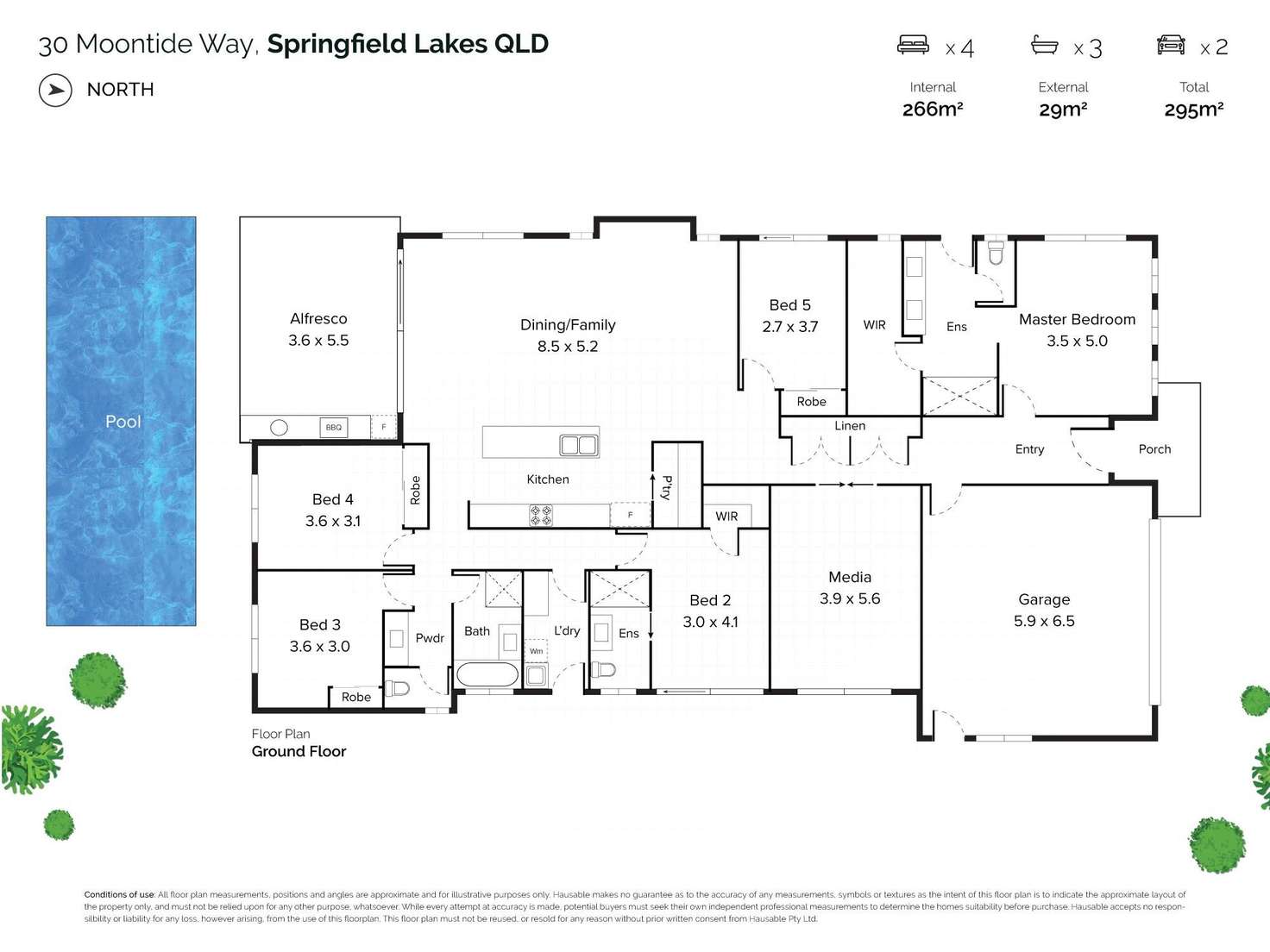 Floorplan of Homely house listing, 30 Moontide Way, Springfield Lakes QLD 4300