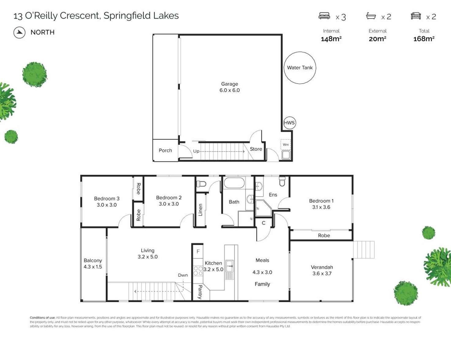 Floorplan of Homely house listing, 13 O'Reilly Crescent, Springfield Lakes QLD 4300