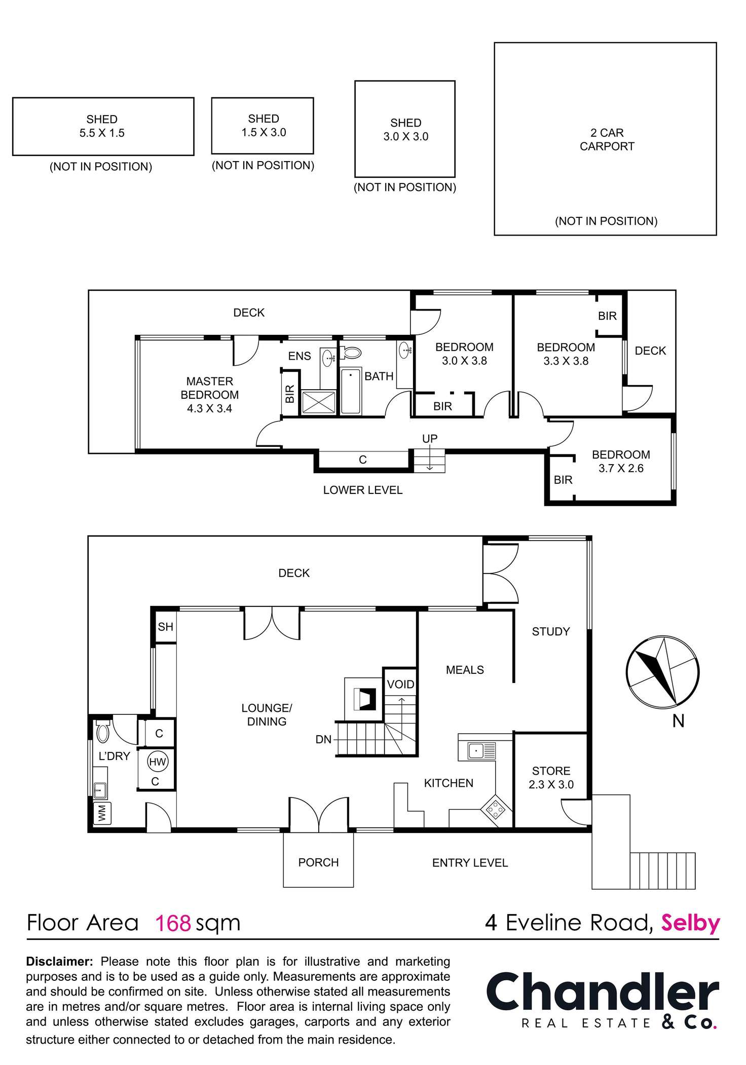 Floorplan of Homely house listing, 4 Eveline Road, Selby VIC 3159