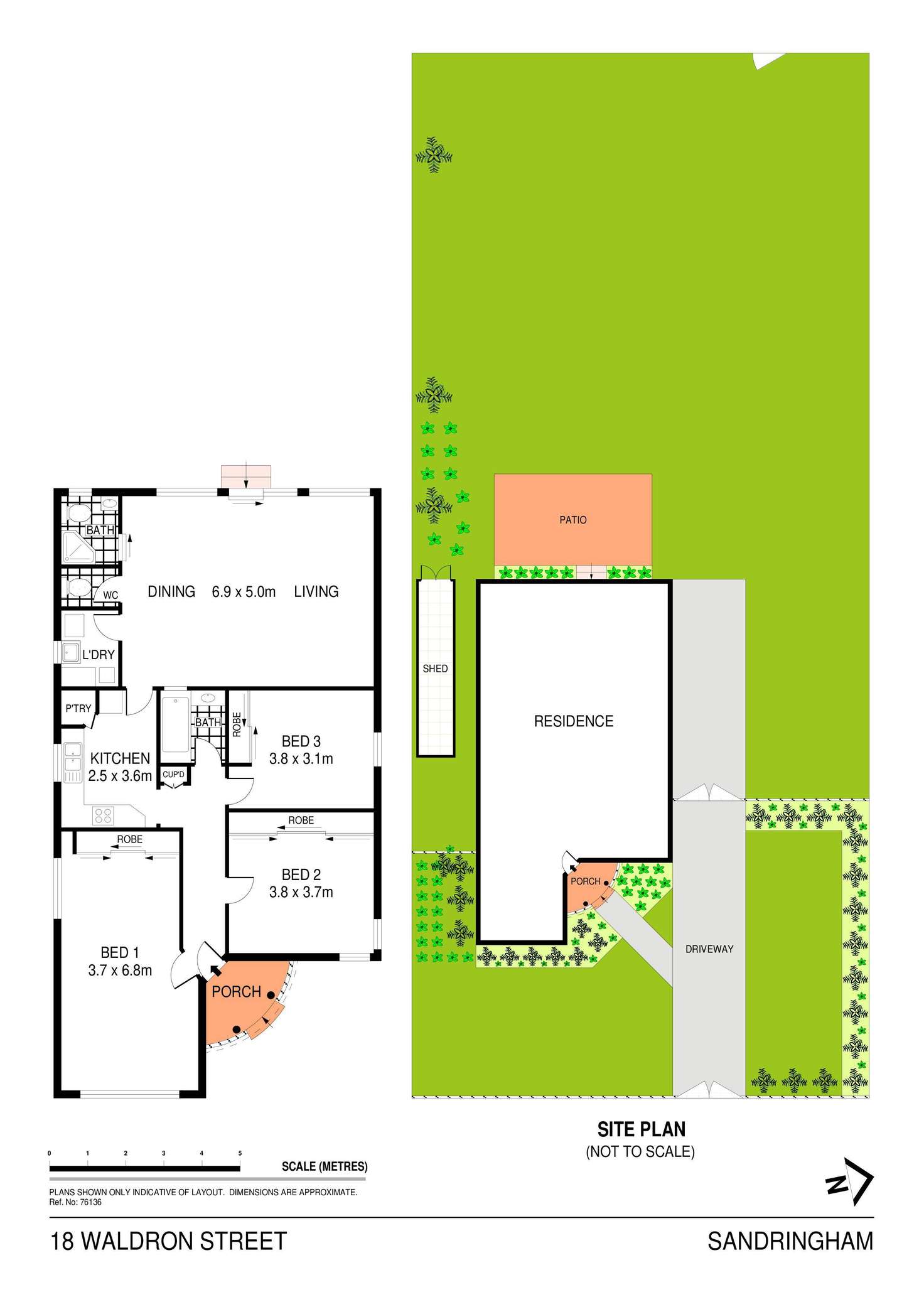 Floorplan of Homely house listing, 18 Waldron Street, Sandringham NSW 2219