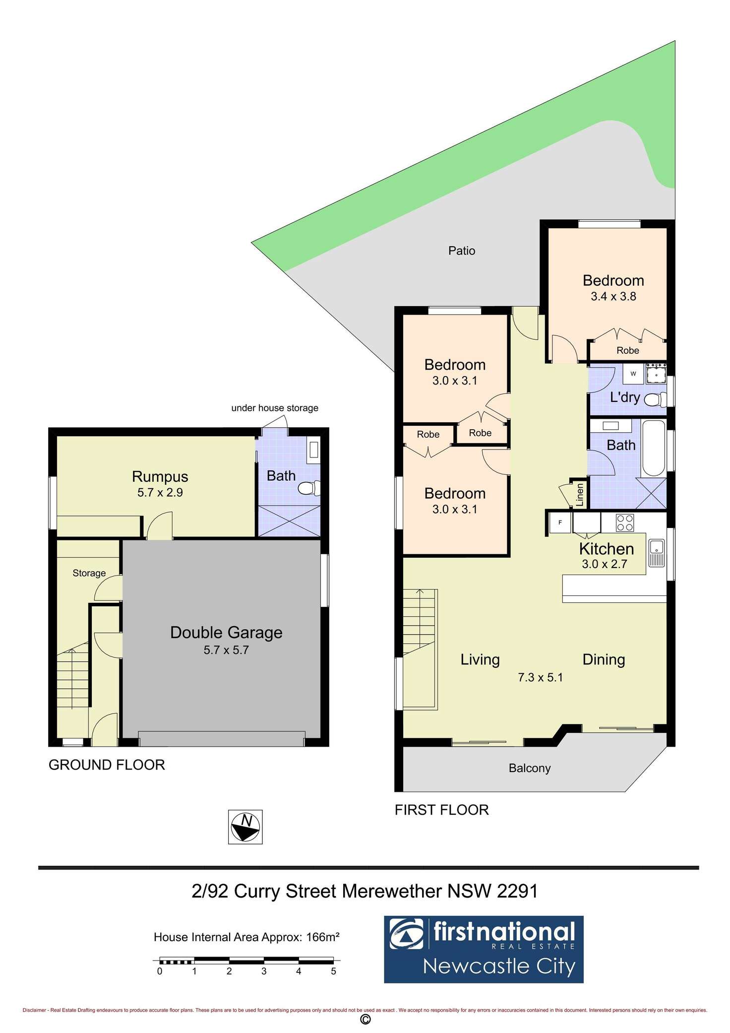 Floorplan of Homely townhouse listing, 2/92 Curry Street, Merewether NSW 2291