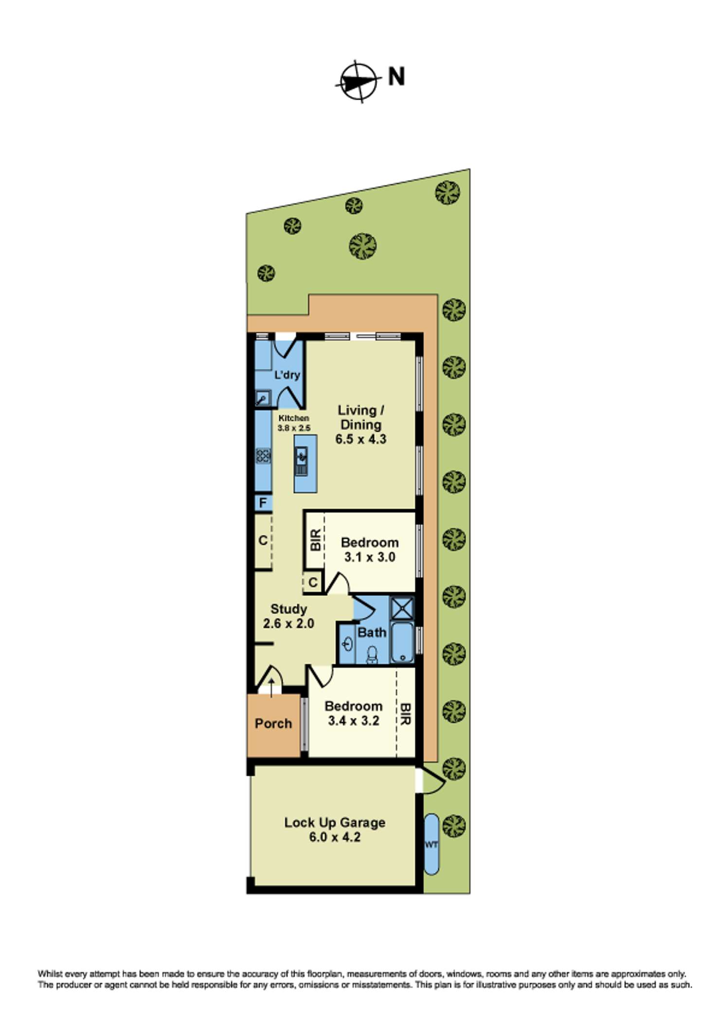 Floorplan of Homely unit listing, 3/12 Cherry Crescent, Braybrook VIC 3019