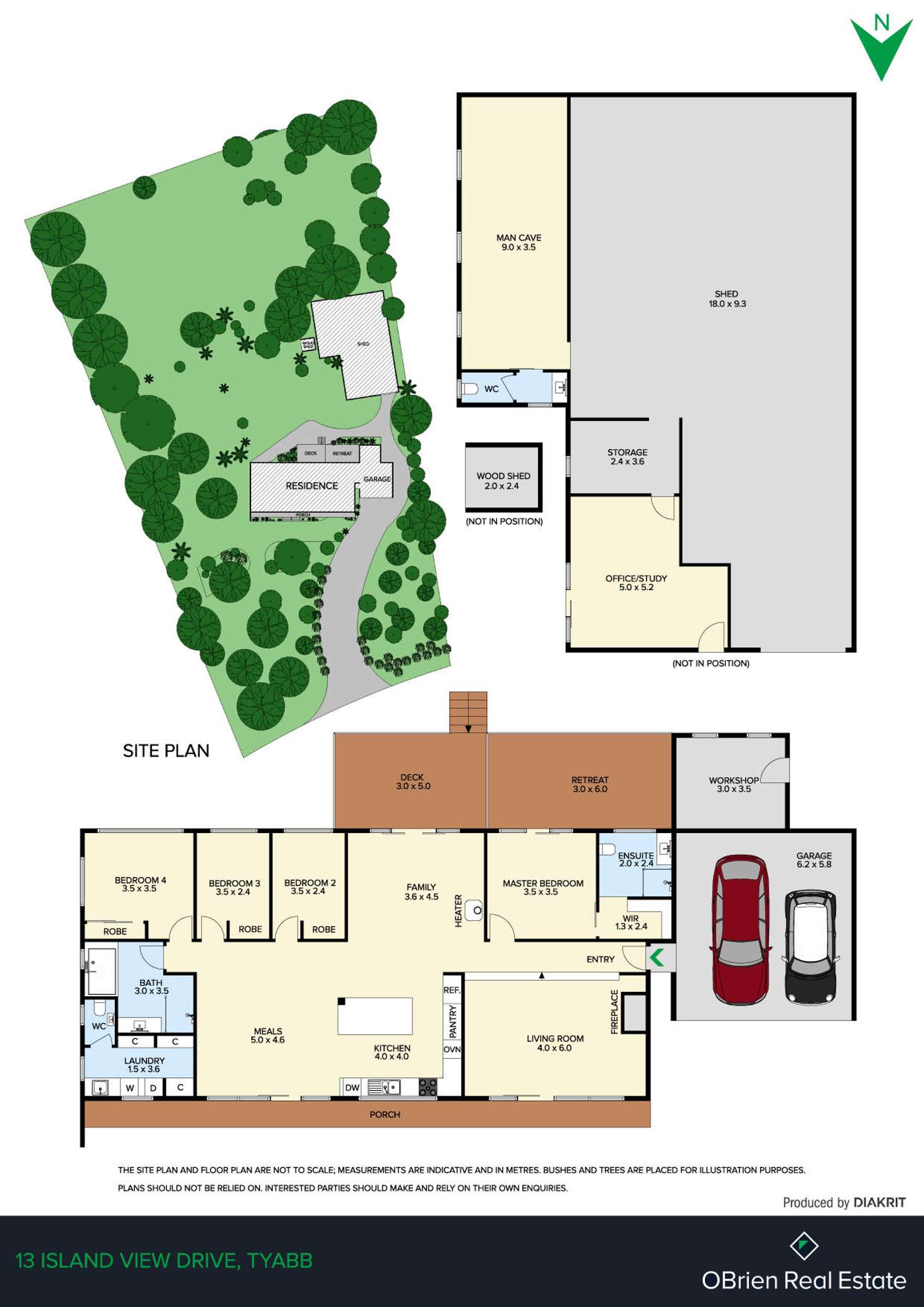 Floorplan of Homely house listing, 13 Island View Drive, Tyabb VIC 3913