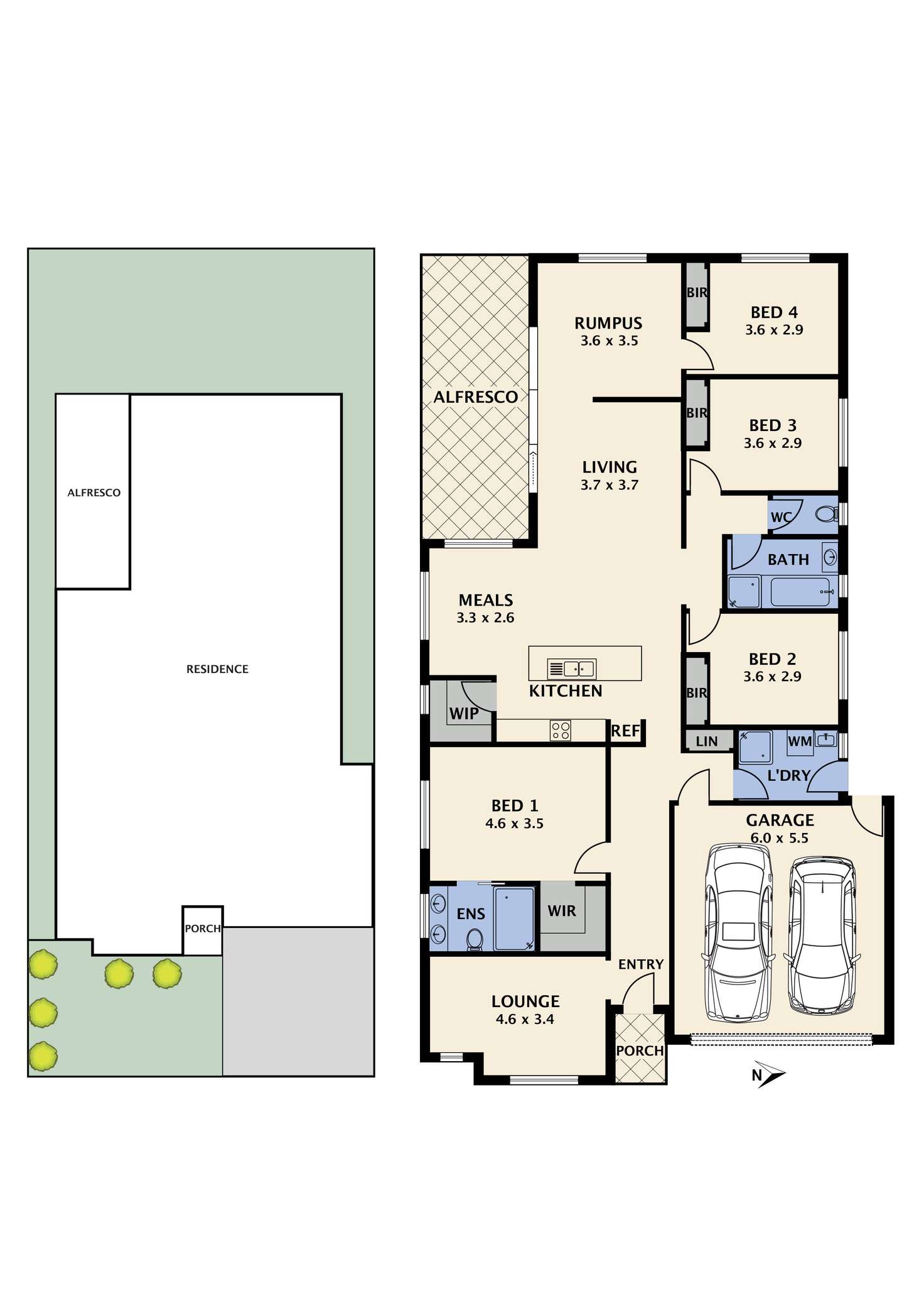 Floorplan of Homely house listing, 11 Andaman Drive, Craigieburn VIC 3064