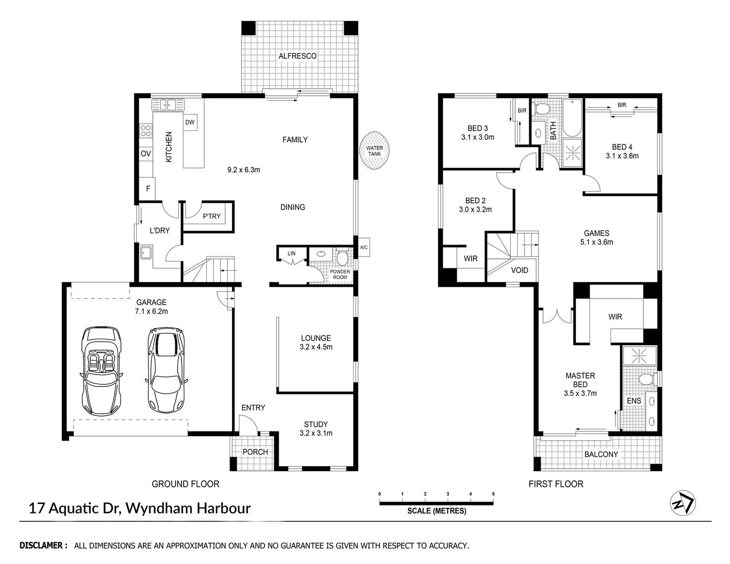 Floorplan of Homely house listing, 17 Aquatic Drive, Werribee South VIC 3030
