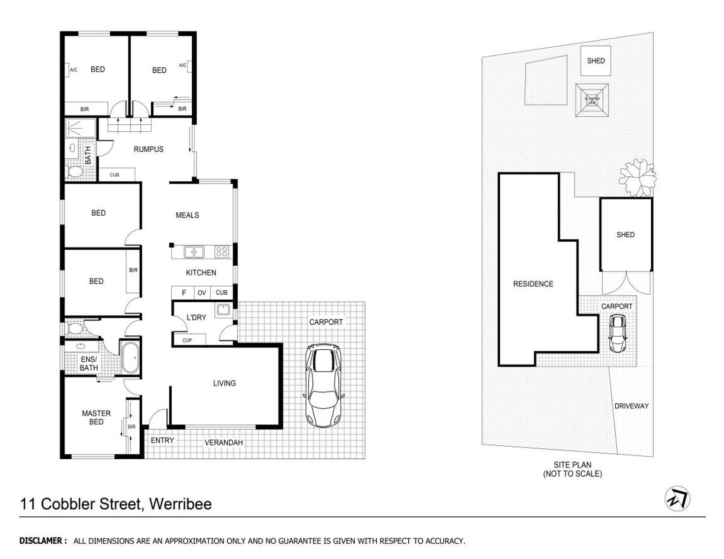 Floorplan of Homely house listing, 11 Cobbler Street, Werribee VIC 3030