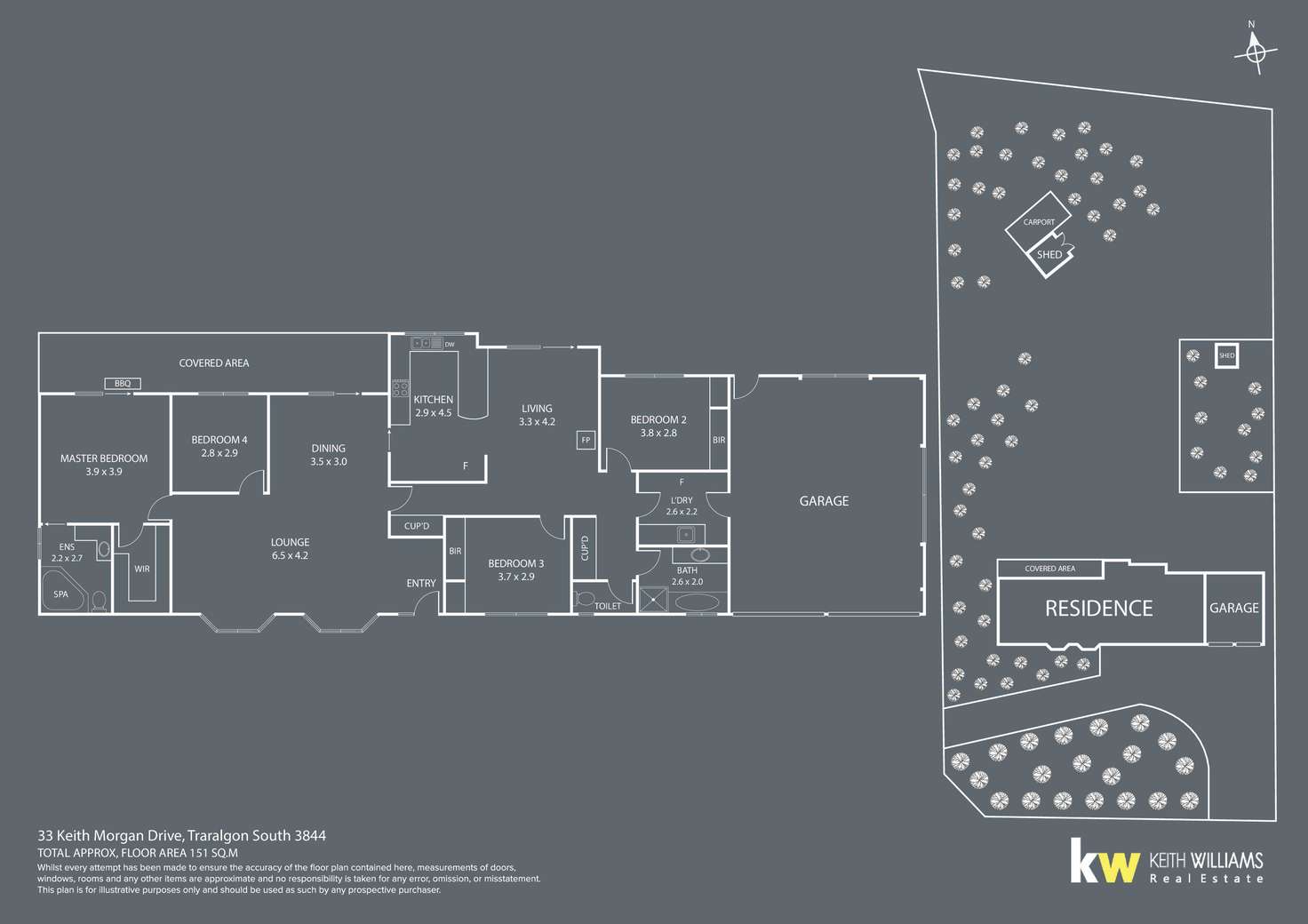 Floorplan of Homely house listing, 33 Keith Morgan Drive, Traralgon South VIC 3844