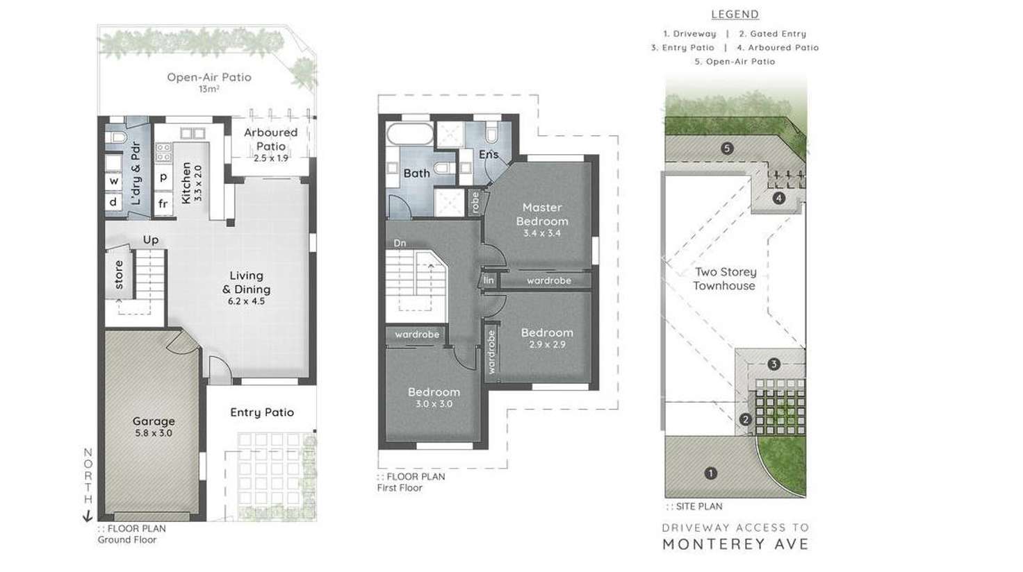 Floorplan of Homely townhouse listing, 8/17-21 Monterey Avenue, Banora Point NSW 2486
