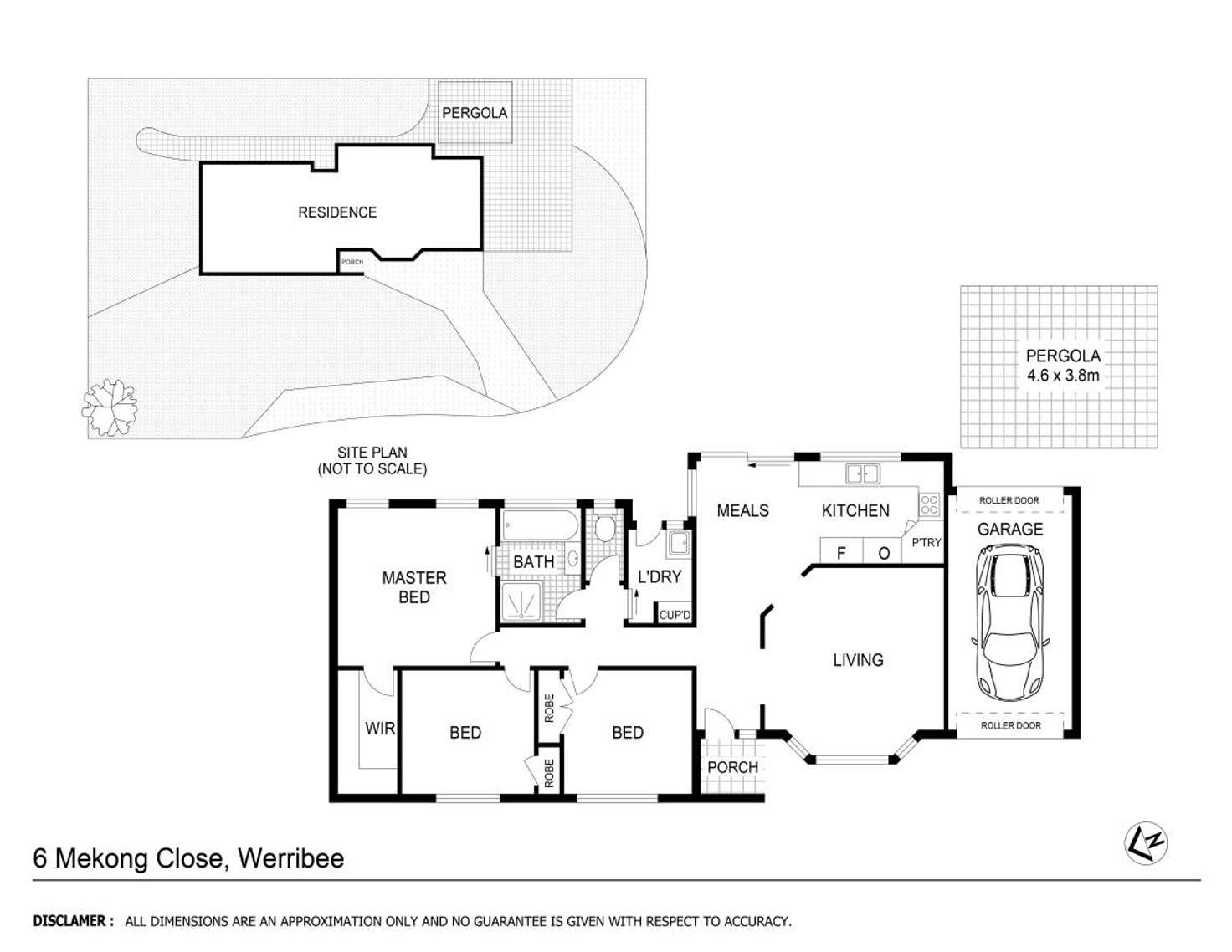 Floorplan of Homely house listing, 6 Mekong Close, Werribee VIC 3030