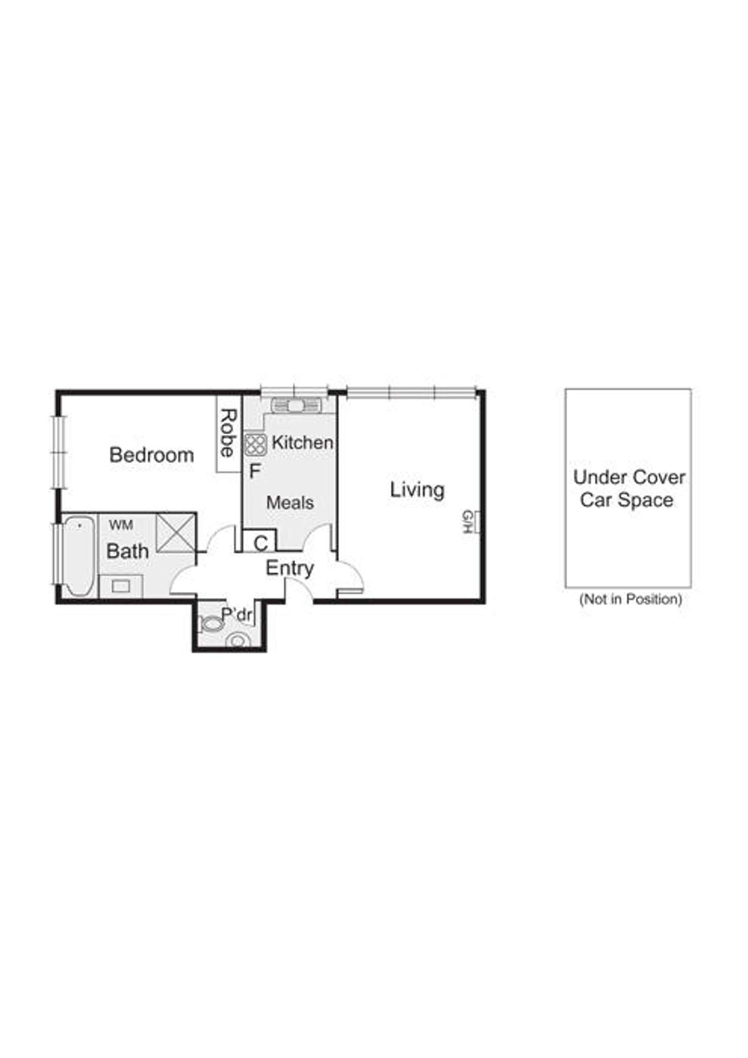 Floorplan of Homely apartment listing, 21/5 Gooch Street, Prahran VIC 3181