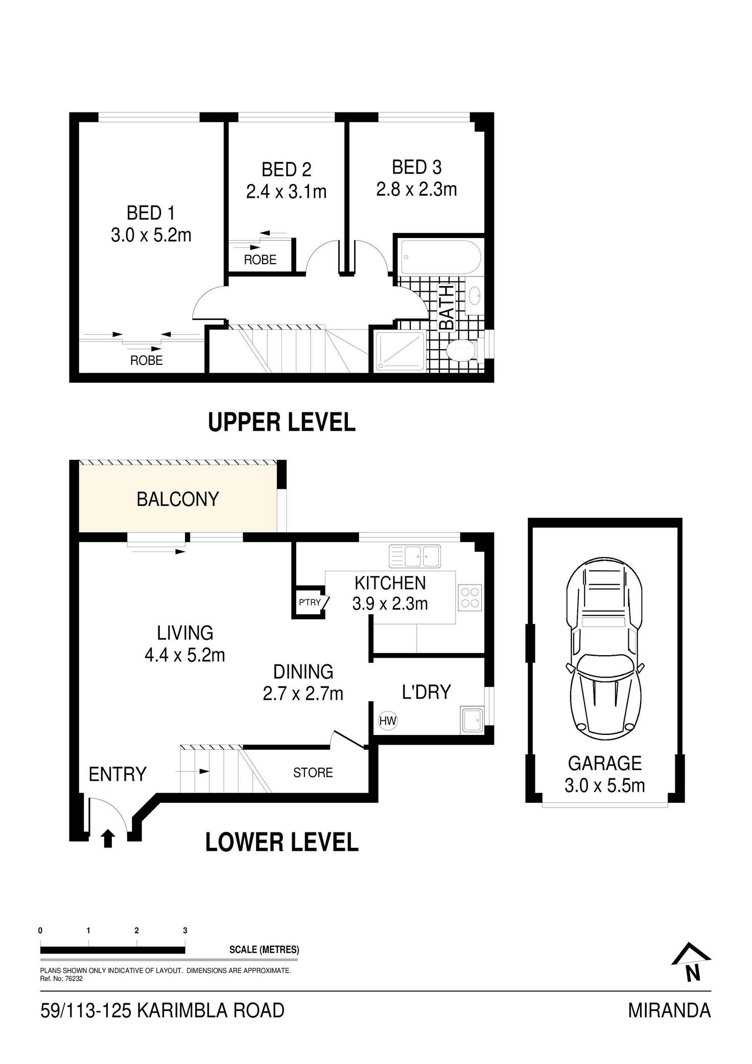 Floorplan of Homely apartment listing, 59/113-125 Karimbla Road, Miranda NSW 2228