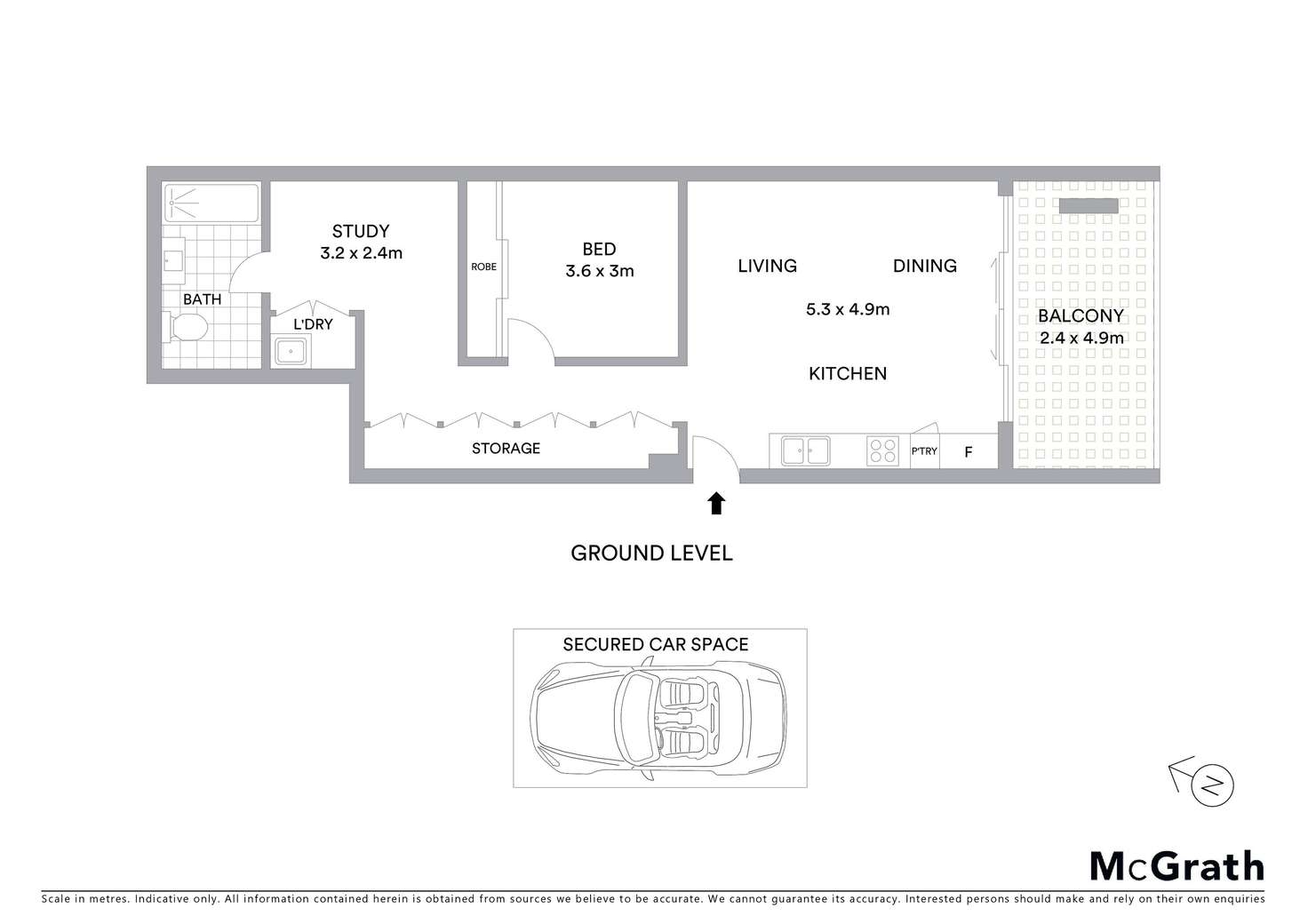 Floorplan of Homely apartment listing, BG06/18 Carlingford Road, Epping NSW 2121