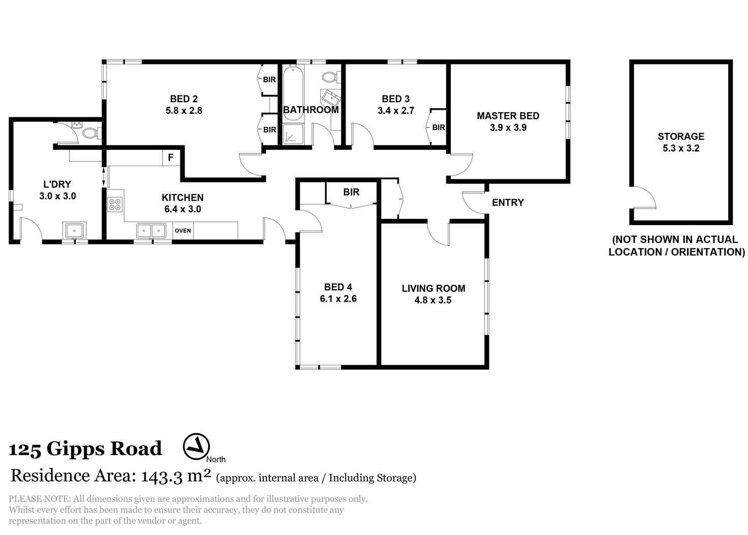Floorplan of Homely house listing, 125 Gipps Road, Gwynneville NSW 2500