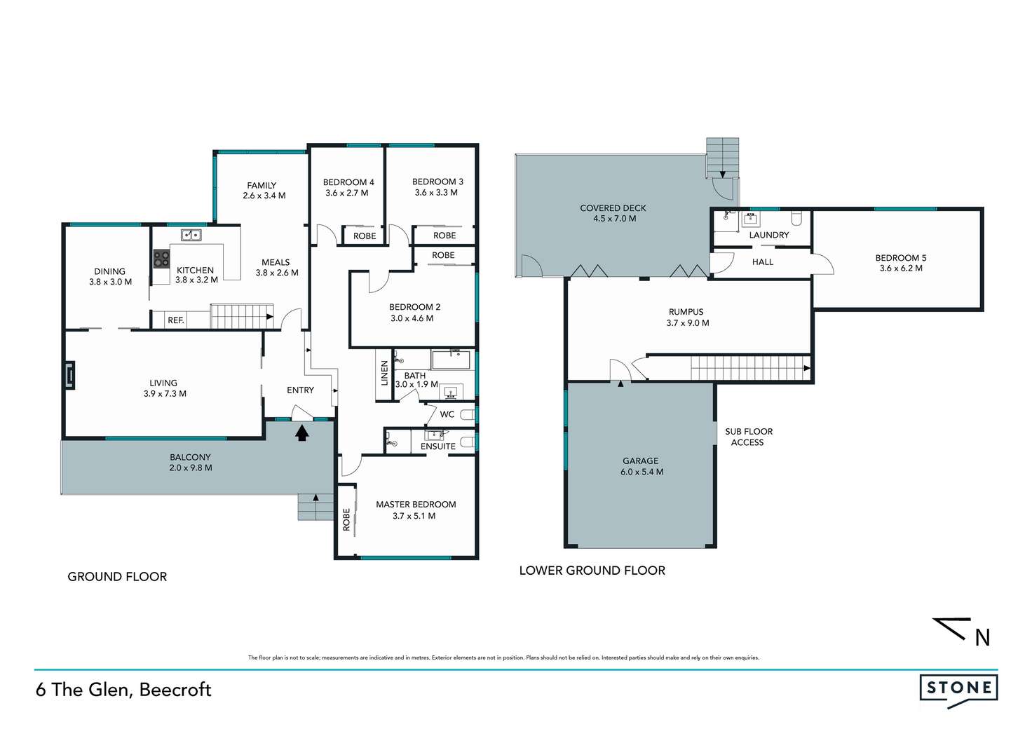 Floorplan of Homely house listing, 6 The Glen, Beecroft NSW 2119