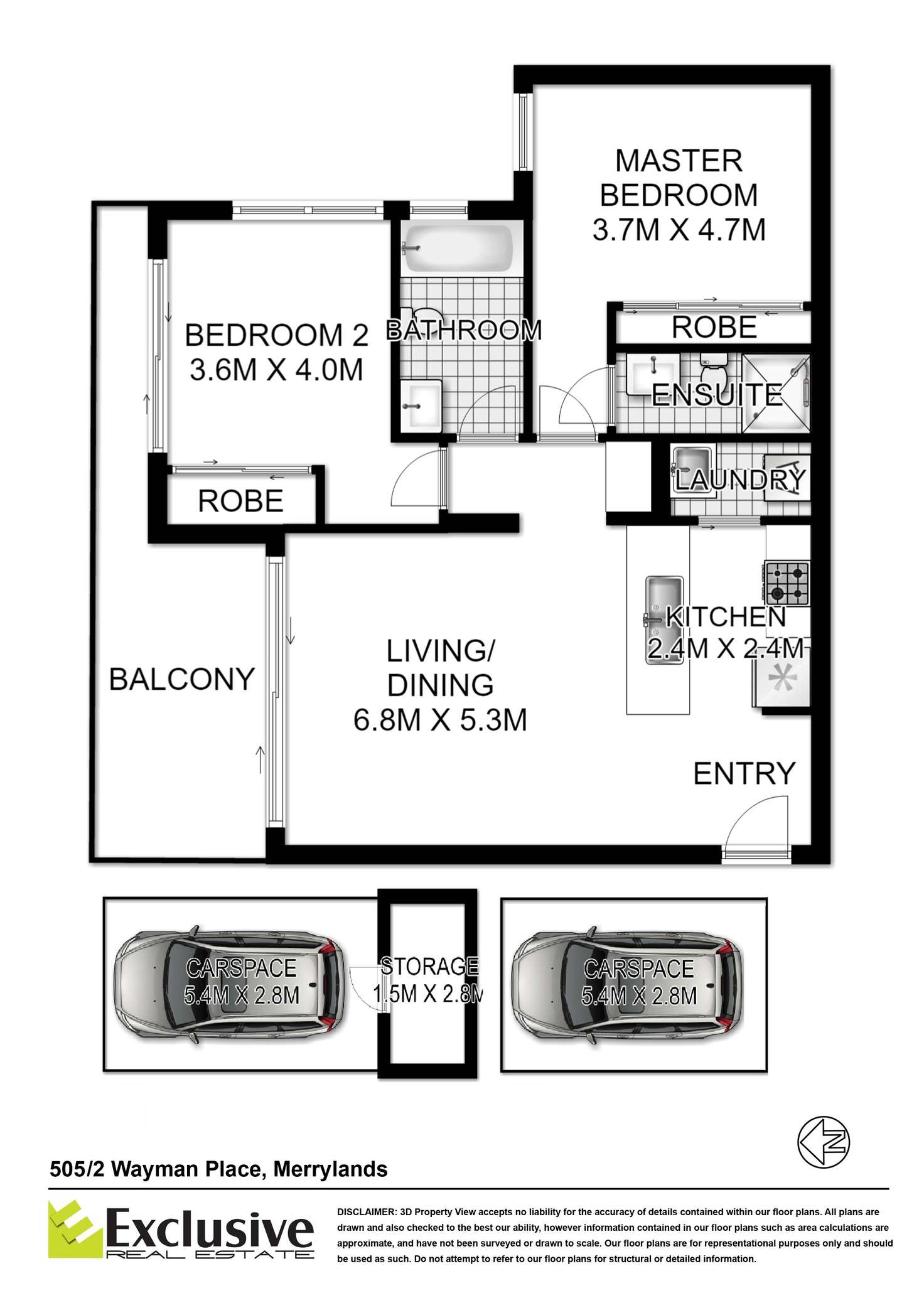 Floorplan of Homely apartment listing, 2-8 Wayman Place, Merrylands NSW 2160