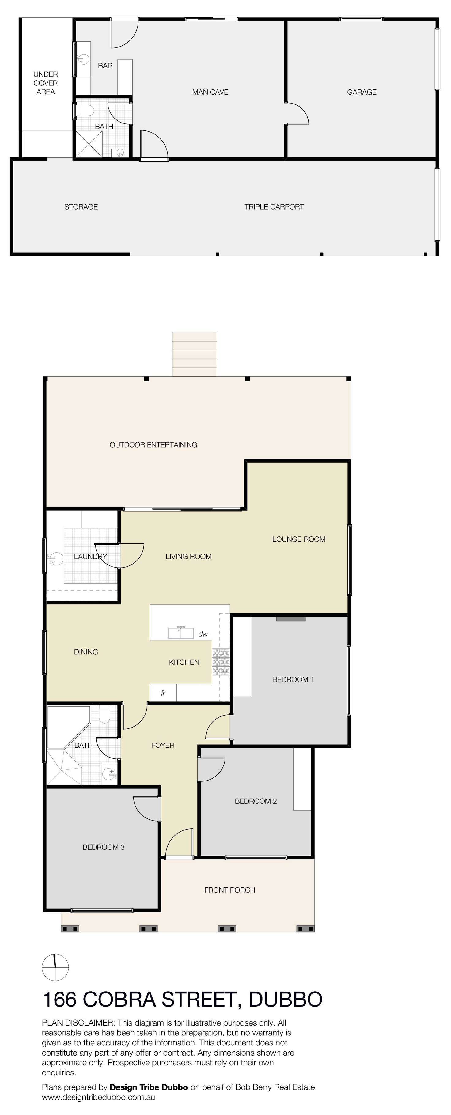 Floorplan of Homely house listing, 166 Cobra Street, Dubbo NSW 2830