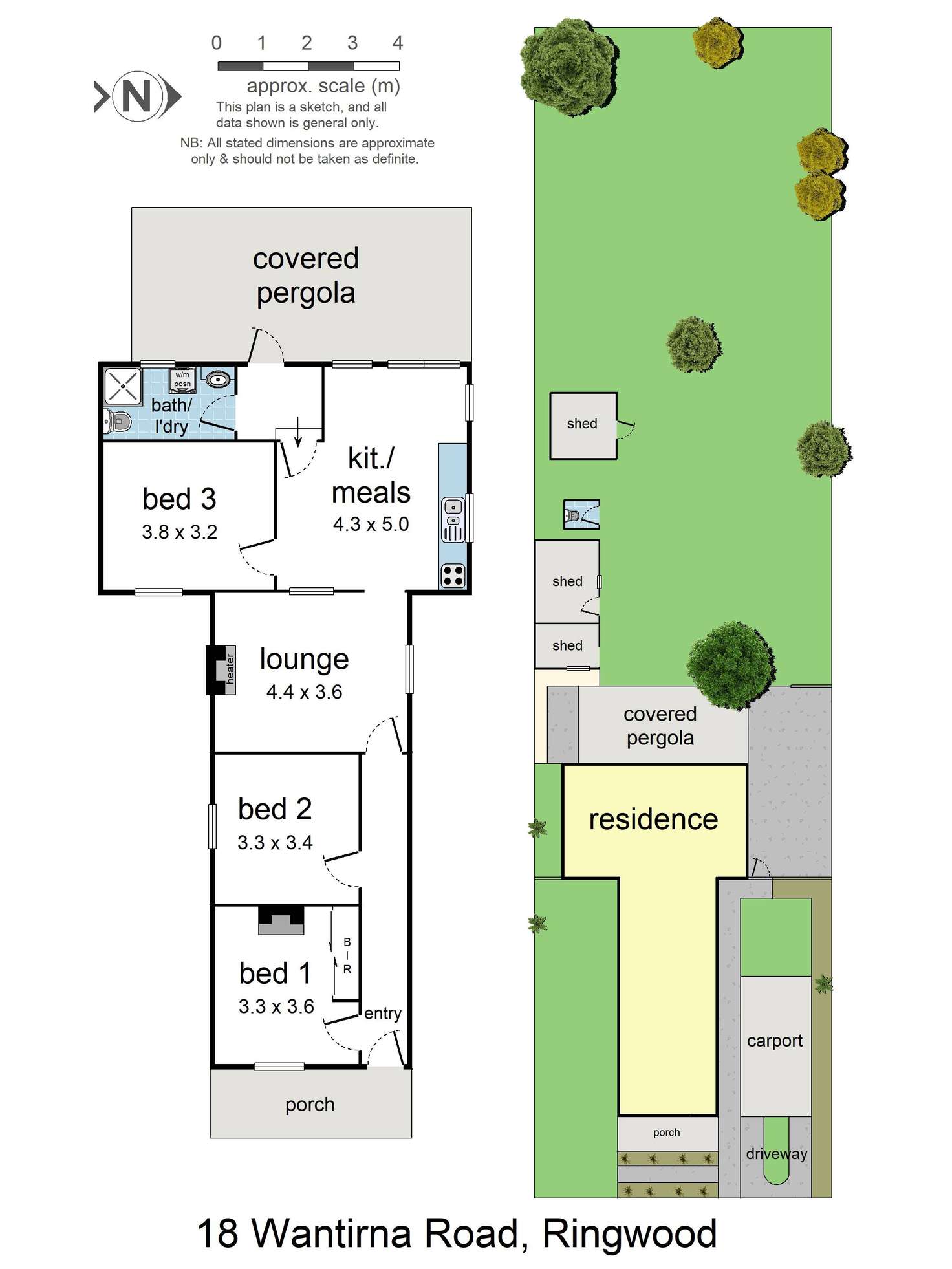 Floorplan of Homely house listing, 18 Wantirna Road, Ringwood VIC 3134