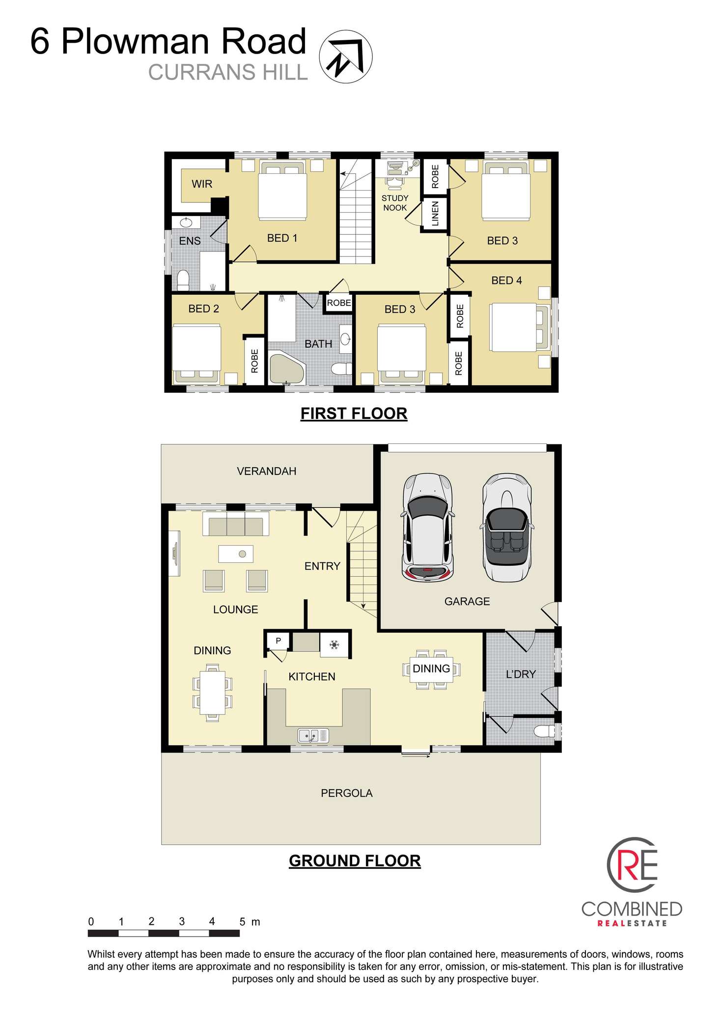 Floorplan of Homely house listing, 6 Plowman Road, Currans Hill NSW 2567