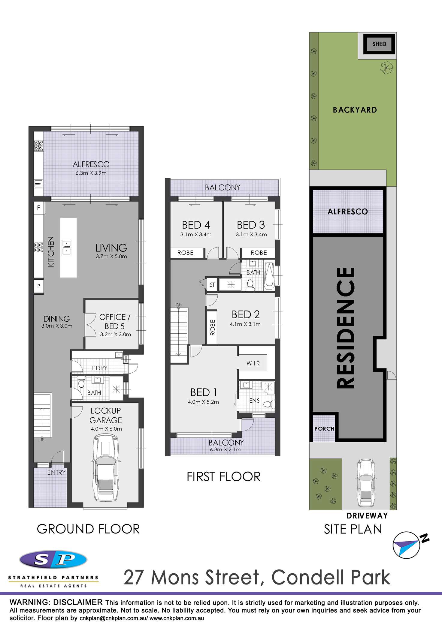 Floorplan of Homely house listing, 27 Mons Street, Condell Park NSW 2200