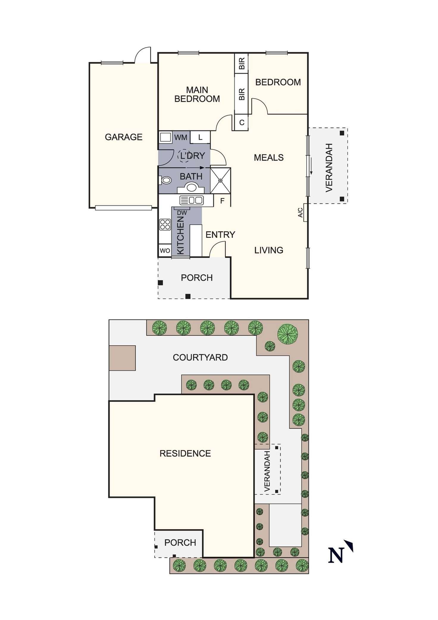 Floorplan of Homely unit listing, 18/1 Oldstead Road, Greensborough VIC 3088
