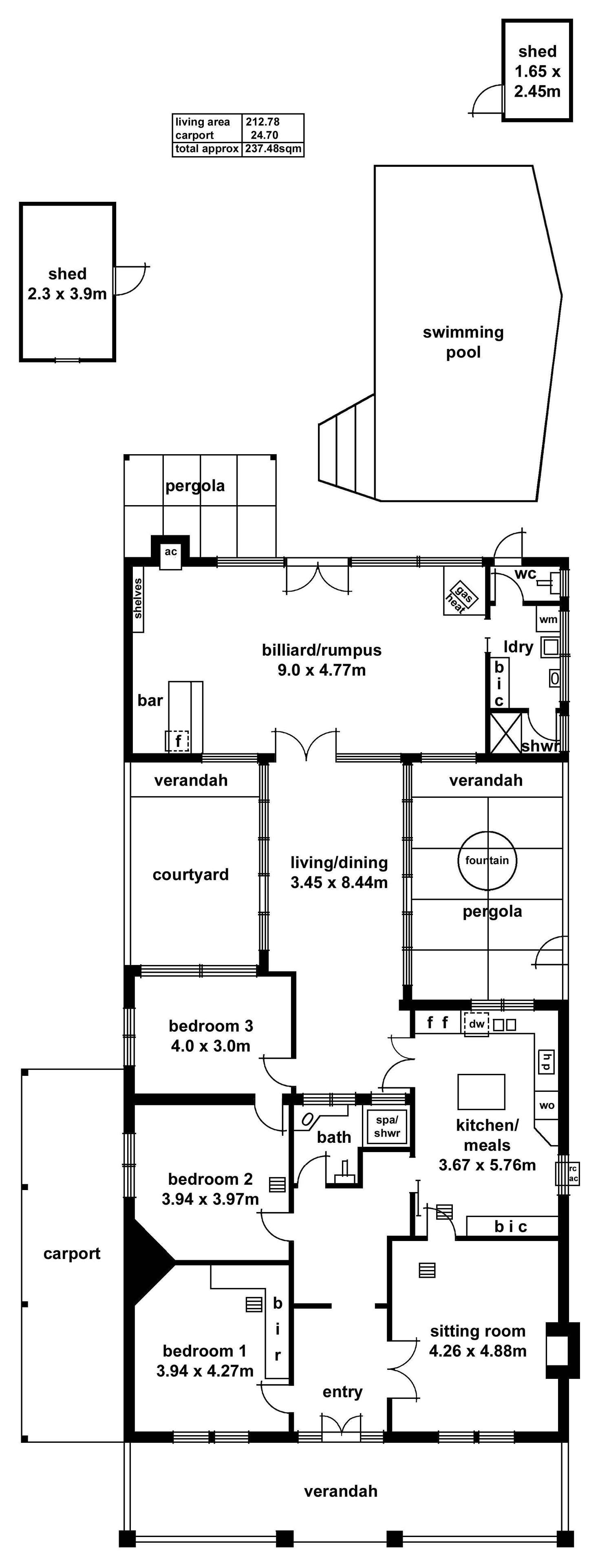 Floorplan of Homely house listing, 9 Marlborough Street, Fullarton SA 5063