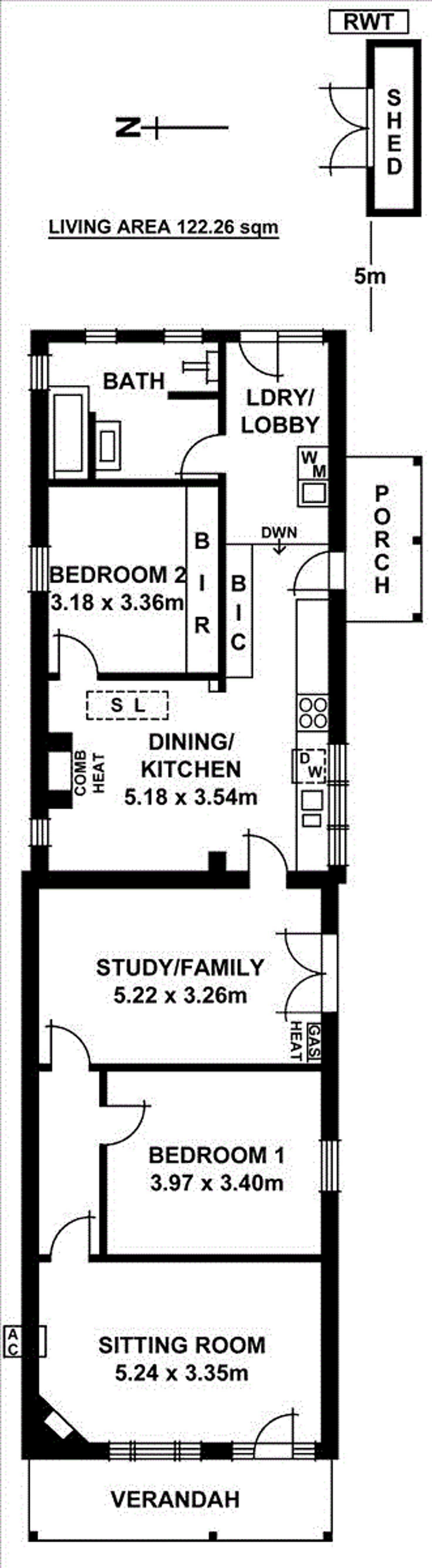 Floorplan of Homely house listing, 28 Morris Street, Evandale SA 5069