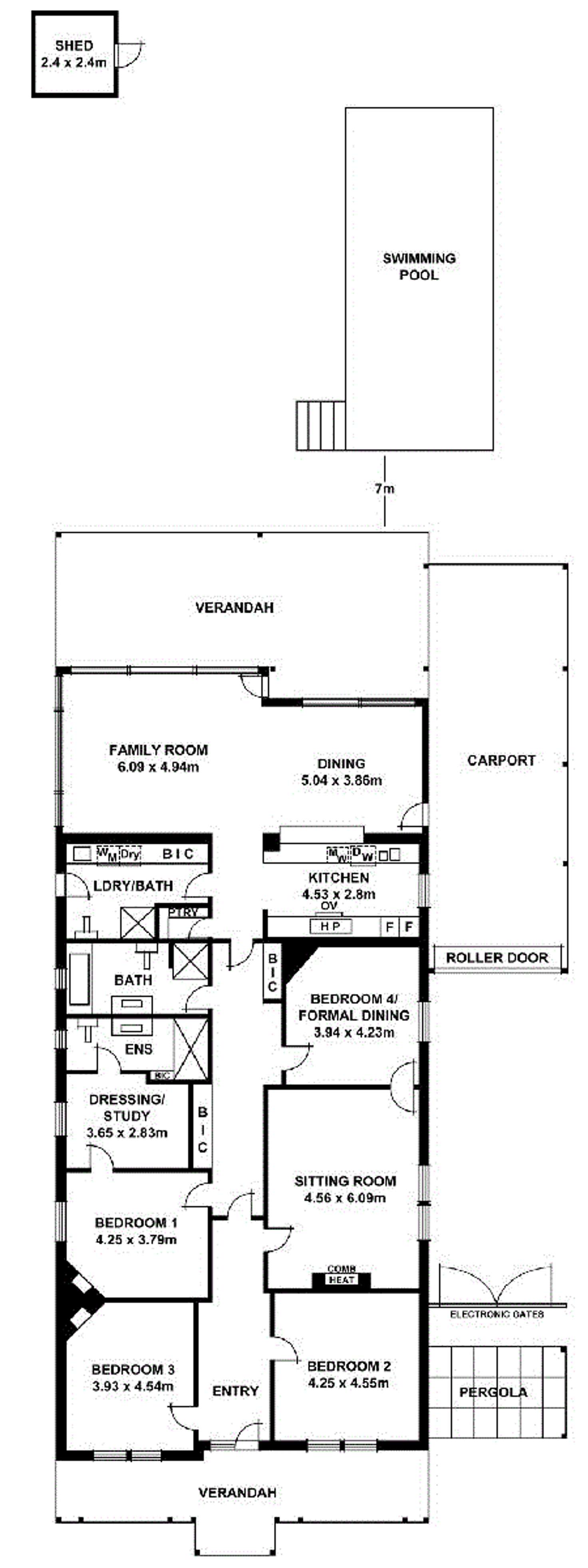 Floorplan of Homely house listing, 10 Thorngate Street, Thorngate SA 5082