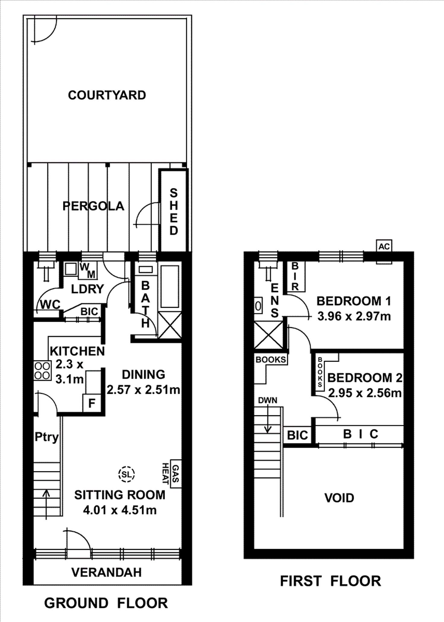 Floorplan of Homely townhouse listing, 6/12 Bakewell Road, Evandale SA 5069