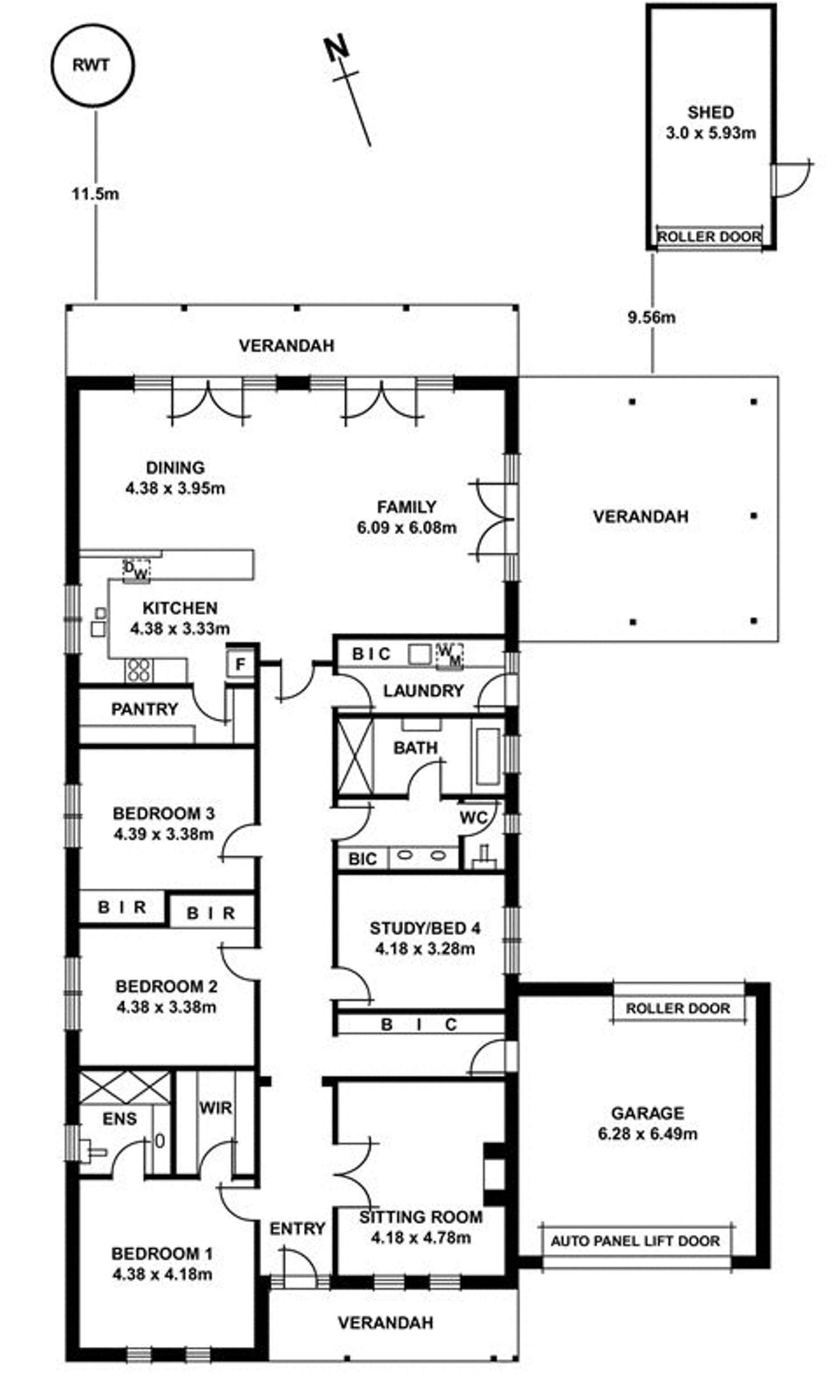 Floorplan of Homely house listing, 8 Gilding Avenue, Royston Park SA 5070