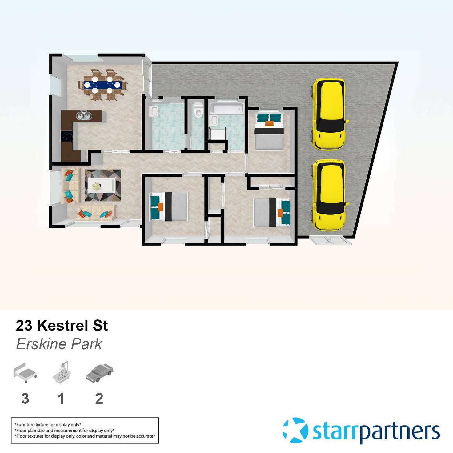 Floorplan of Homely house listing, 23 Kestrel Crescent, Erskine Park NSW 2759