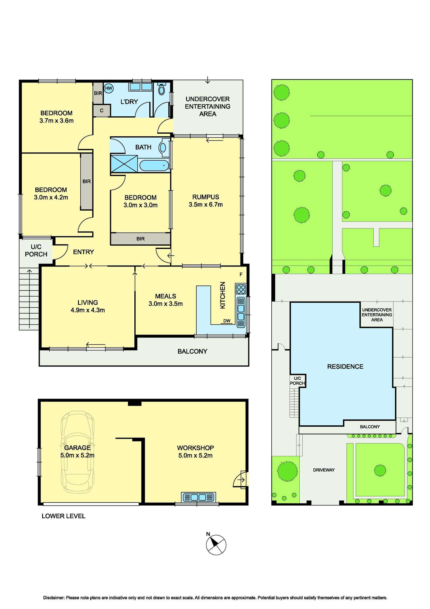 Floorplan of Homely house listing, 50 Purinuan Road, Reservoir VIC 3073