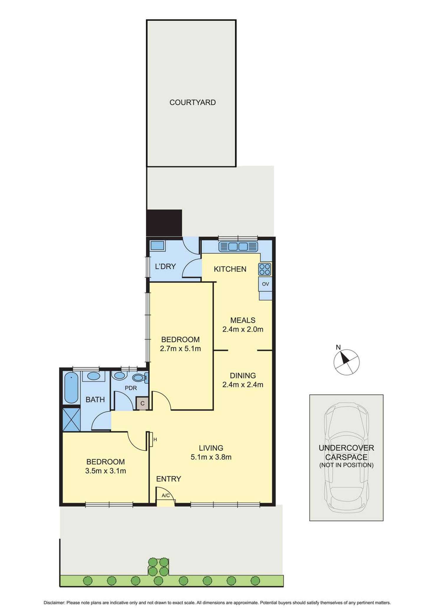 Floorplan of Homely unit listing, 6/20-24 Ameily Crescent, Reservoir VIC 3073