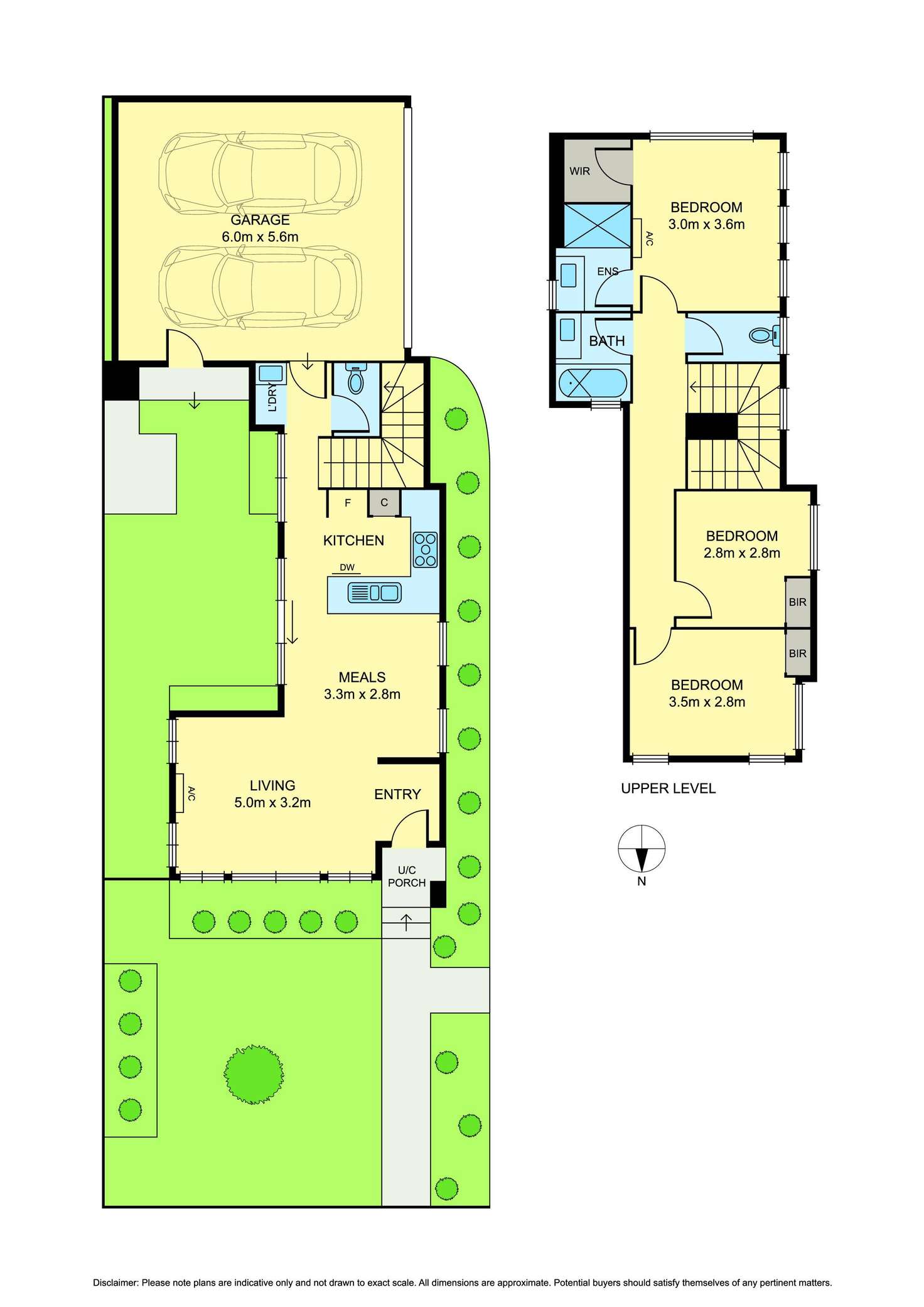Floorplan of Homely townhouse listing, 1/29 McComas Street, Reservoir VIC 3073