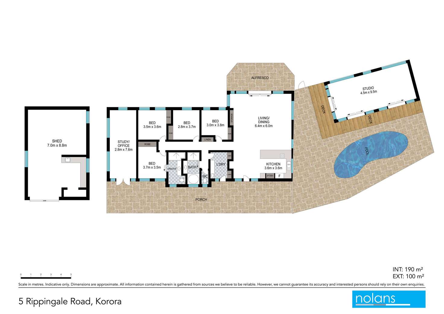 Floorplan of Homely house listing, 5 Rippingale Road, Korora NSW 2450