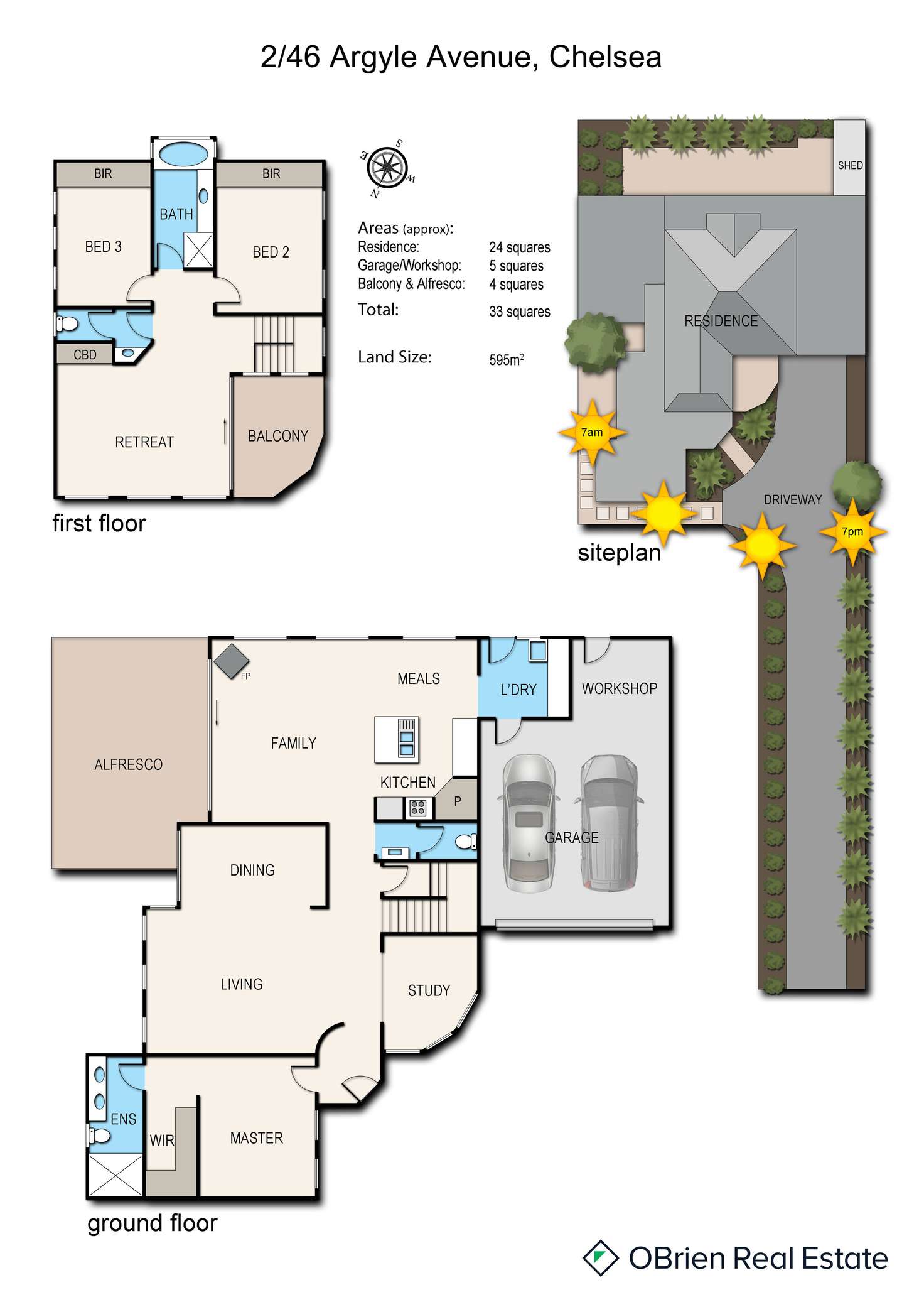Floorplan of Homely unit listing, 2/46 Argyle Avenue, Chelsea VIC 3196