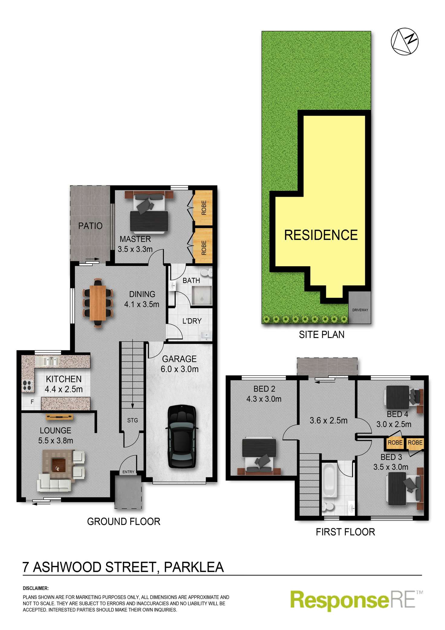 Floorplan of Homely house listing, 7 Ashwood Street, Parklea NSW 2768