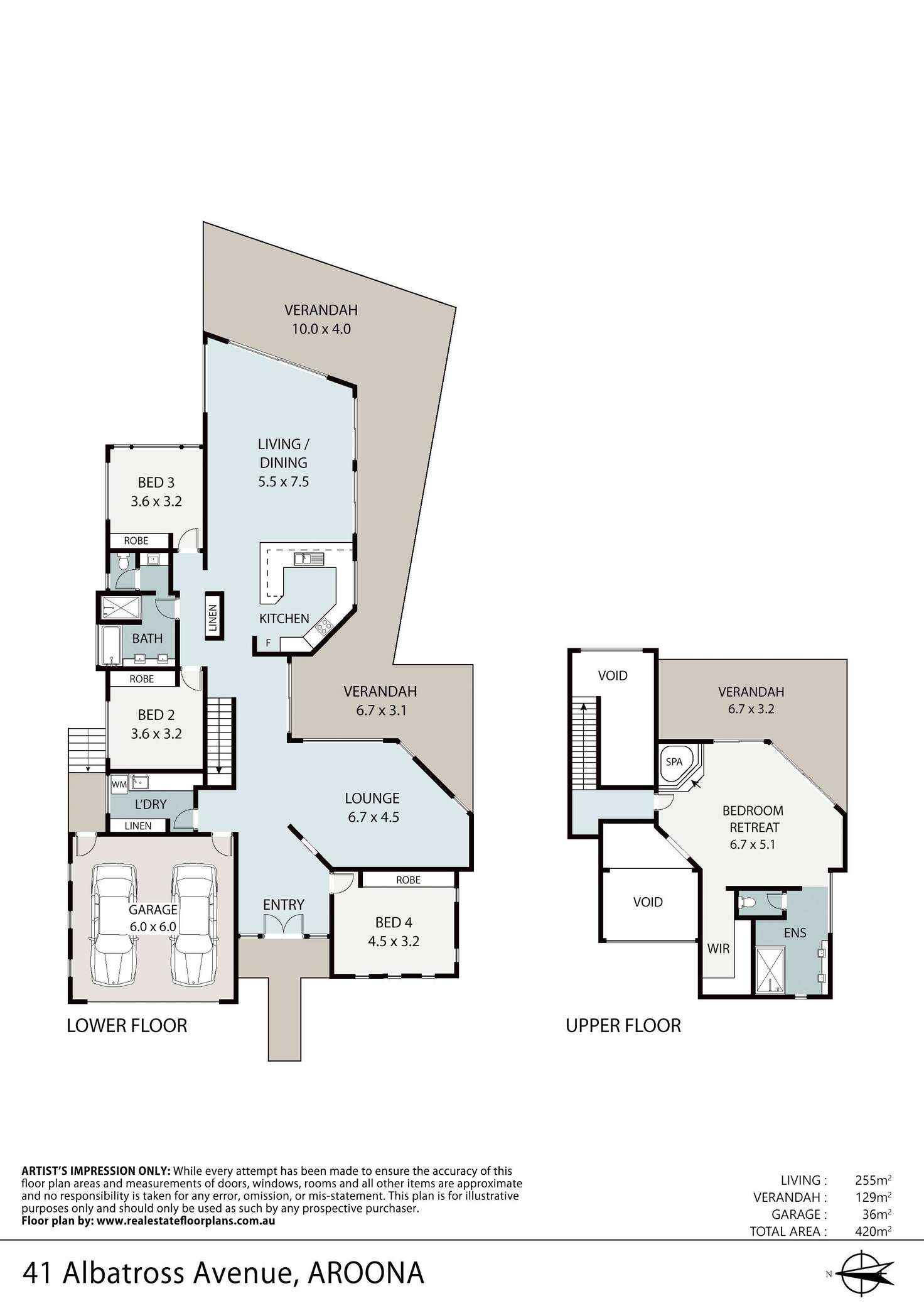 Floorplan of Homely house listing, 41 Albatross Avenue, Aroona QLD 4551