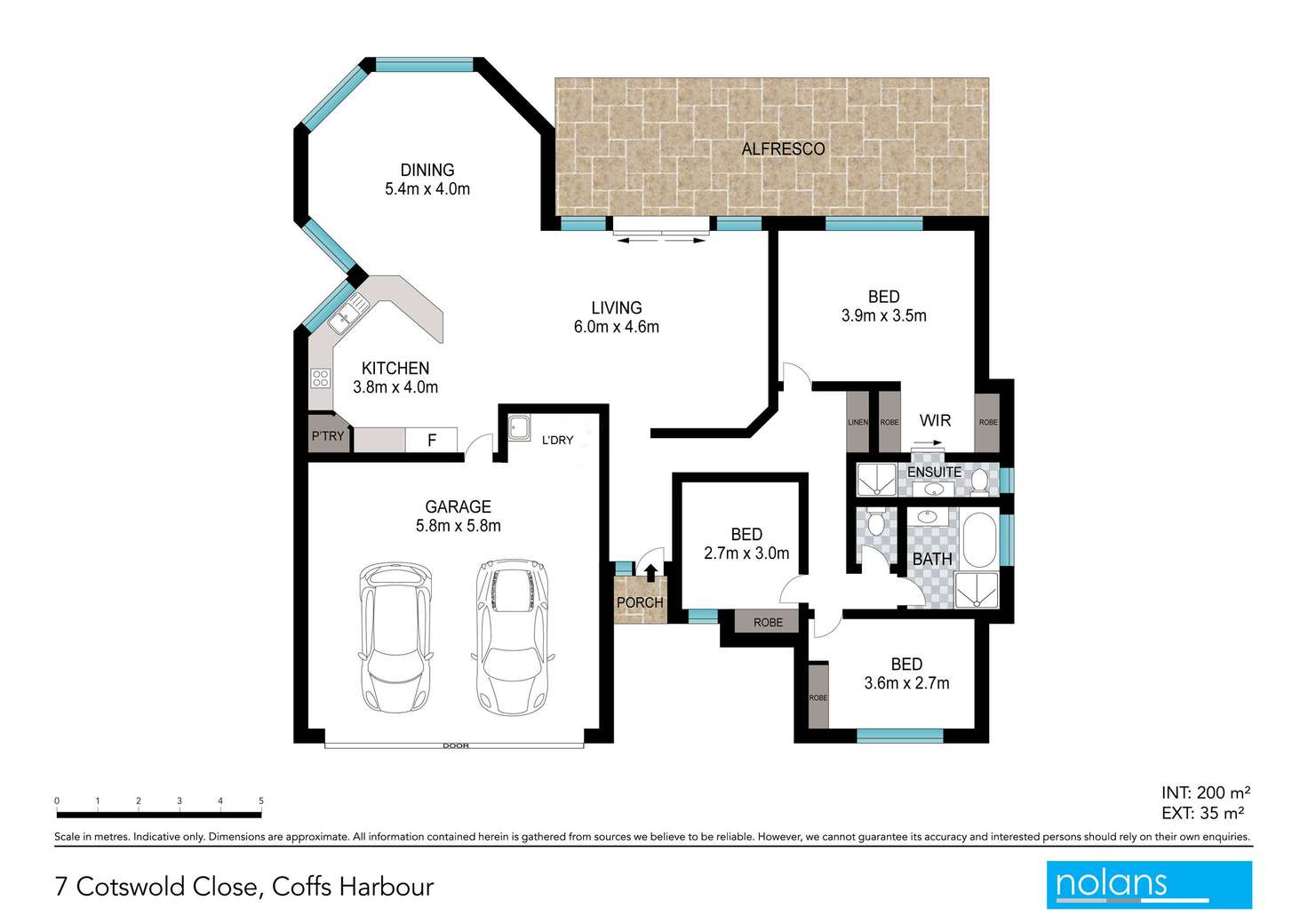 Floorplan of Homely house listing, 7 Cotswold Close, Coffs Harbour NSW 2450