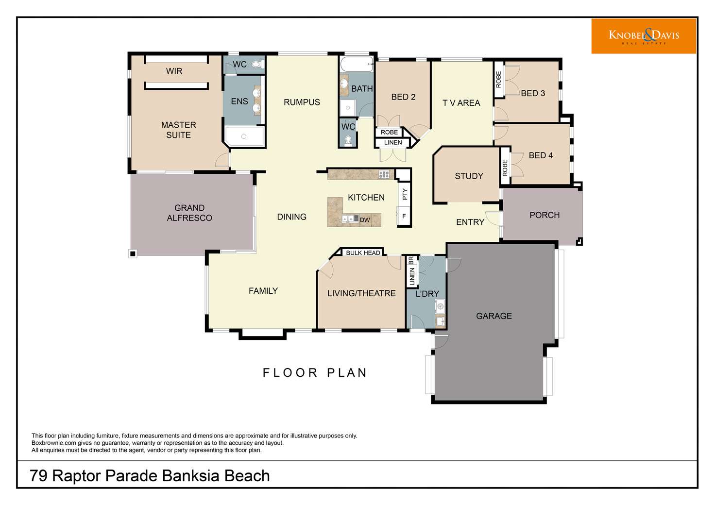 Floorplan of Homely house listing, 79 Raptor Parade, Banksia Beach QLD 4507