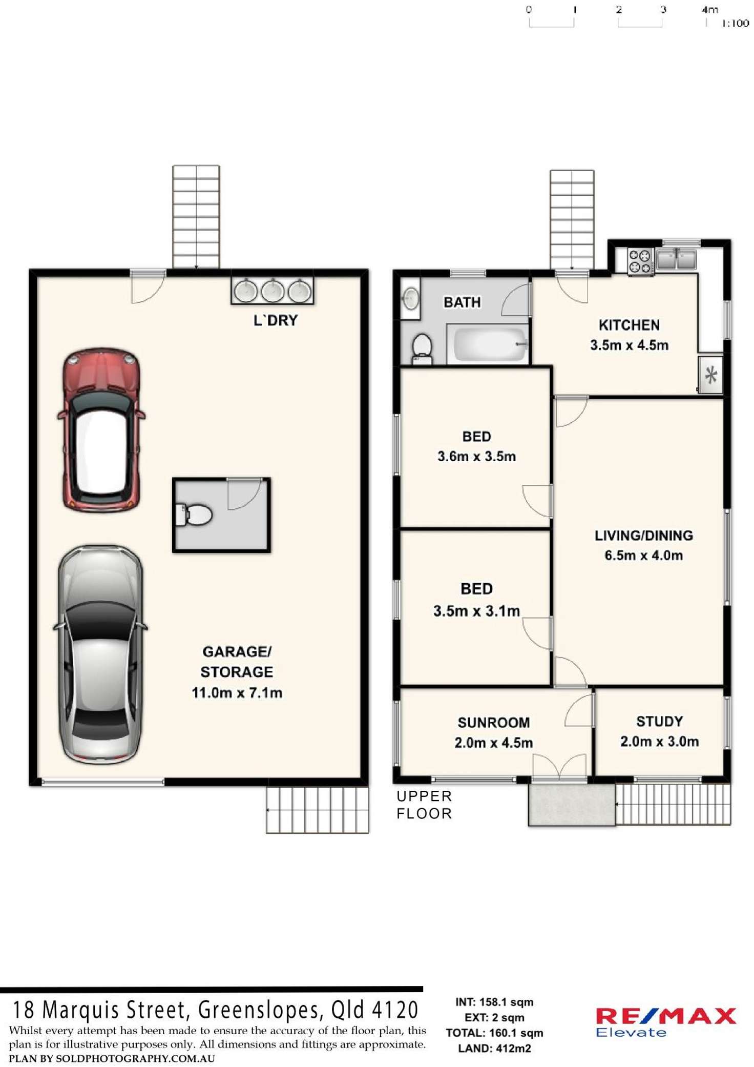 Floorplan of Homely house listing, 18 Marquis Street, Greenslopes QLD 4120