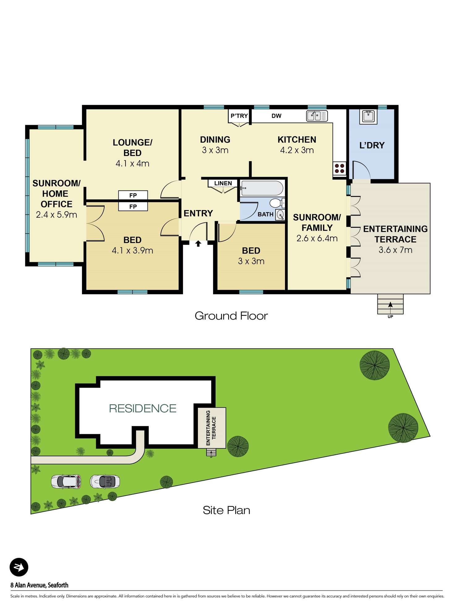 Floorplan of Homely house listing, 8 Alan Avenue, Seaforth NSW 2092
