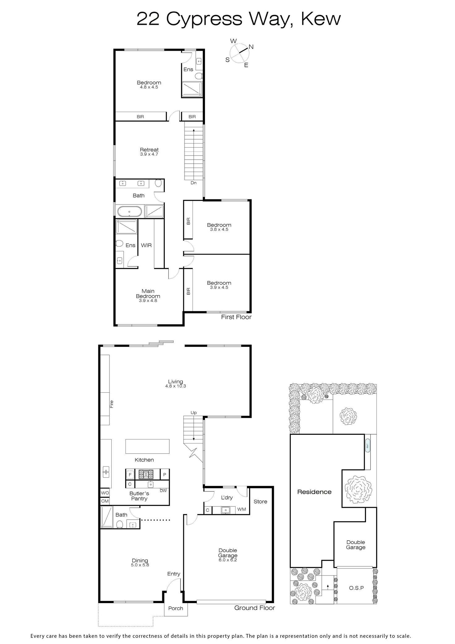 Floorplan of Homely house listing, 22 Cypress Way, Kew VIC 3101