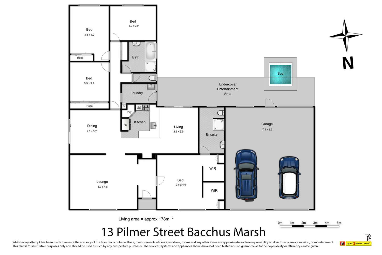 Floorplan of Homely house listing, 13 Pilmer Street, Bacchus Marsh VIC 3340